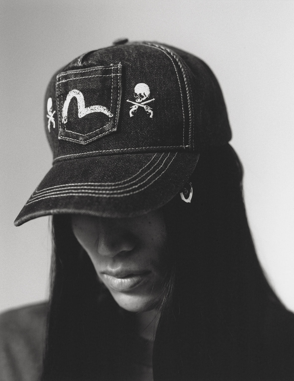 EVISU x mastermind JAPAN x roarguns Seagull Pocket Dad Cap