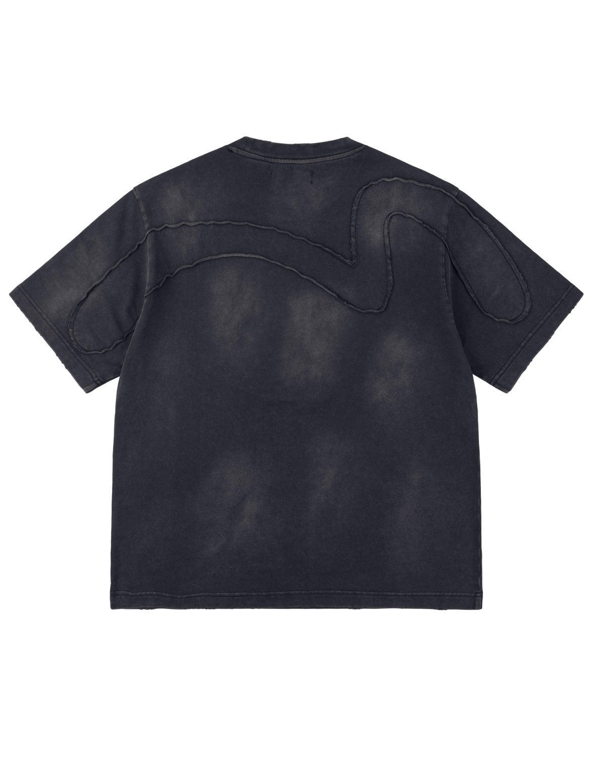 EVISU x mastermind JAPAN x roarguns 毛邊貼布大M短袖T恤