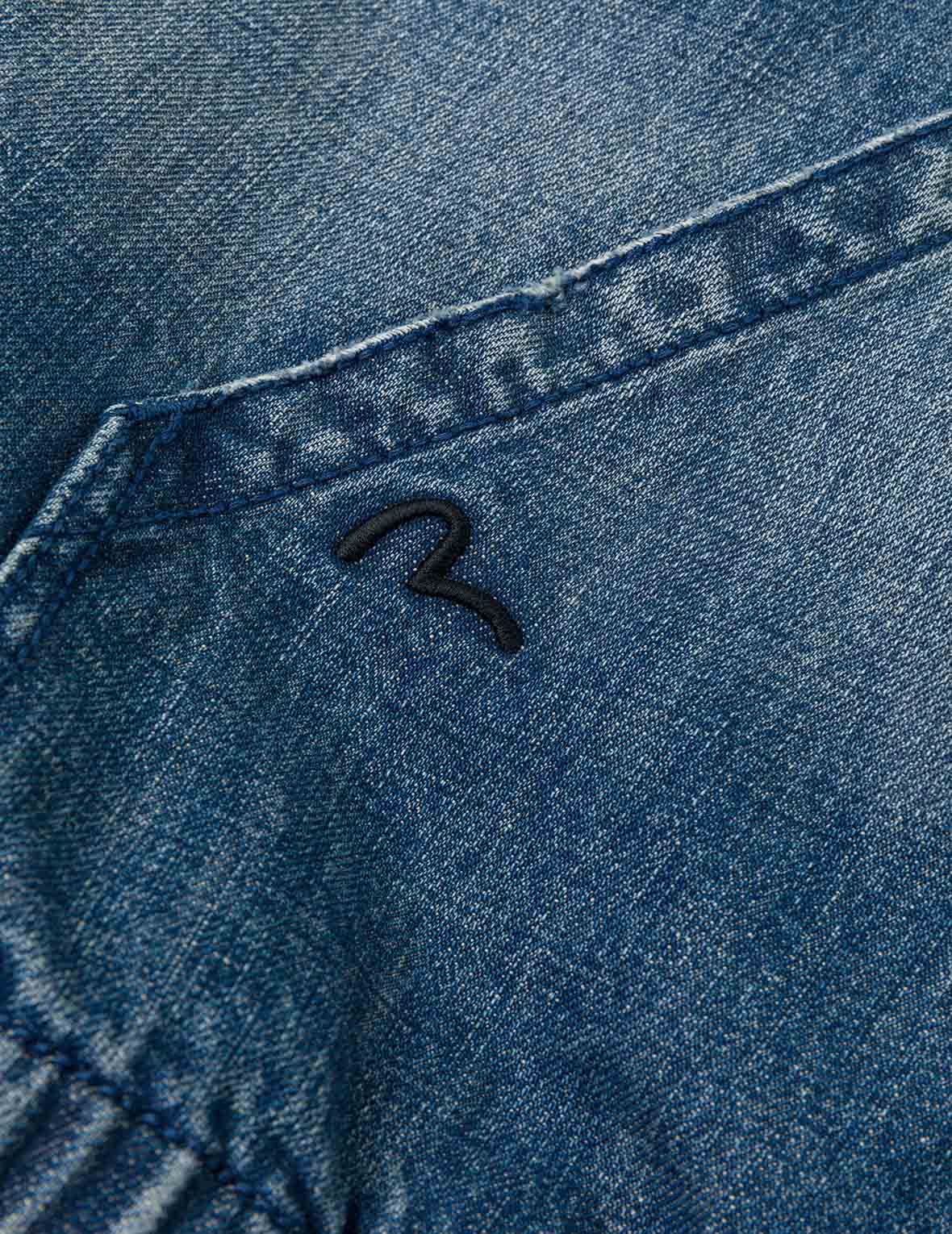 Denim Hooded Anorak Jacket