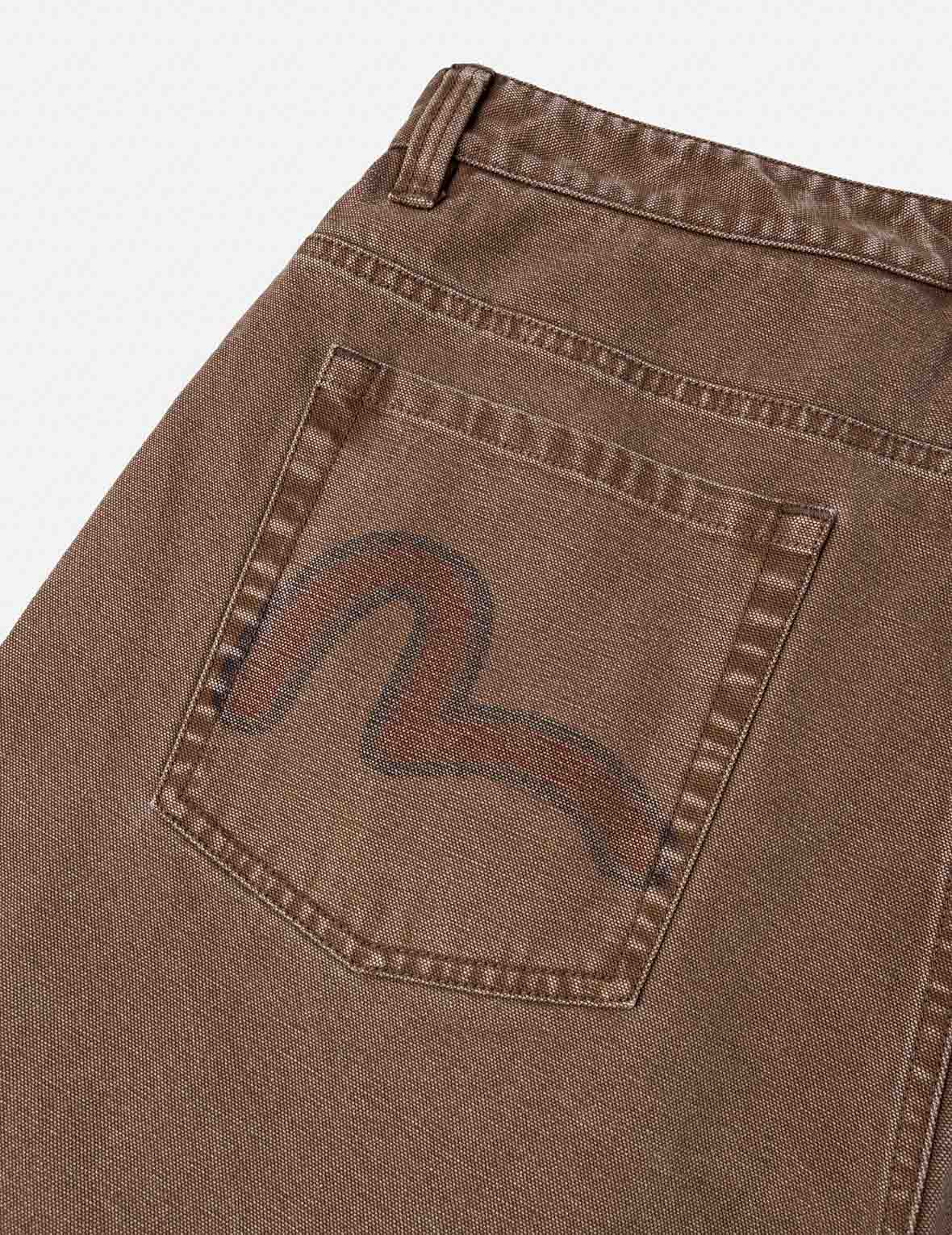 Washed Wide Wale Shorts