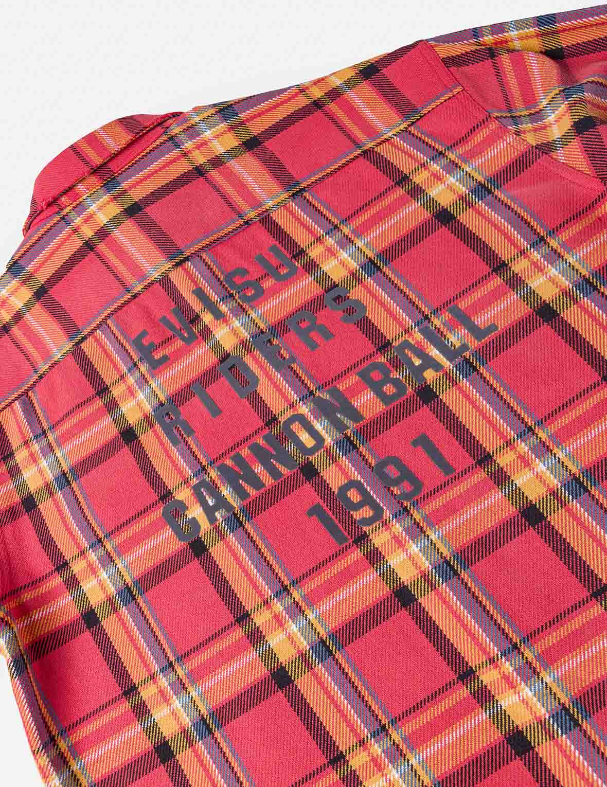 Heavy Washed Distressed Flannel Shirt