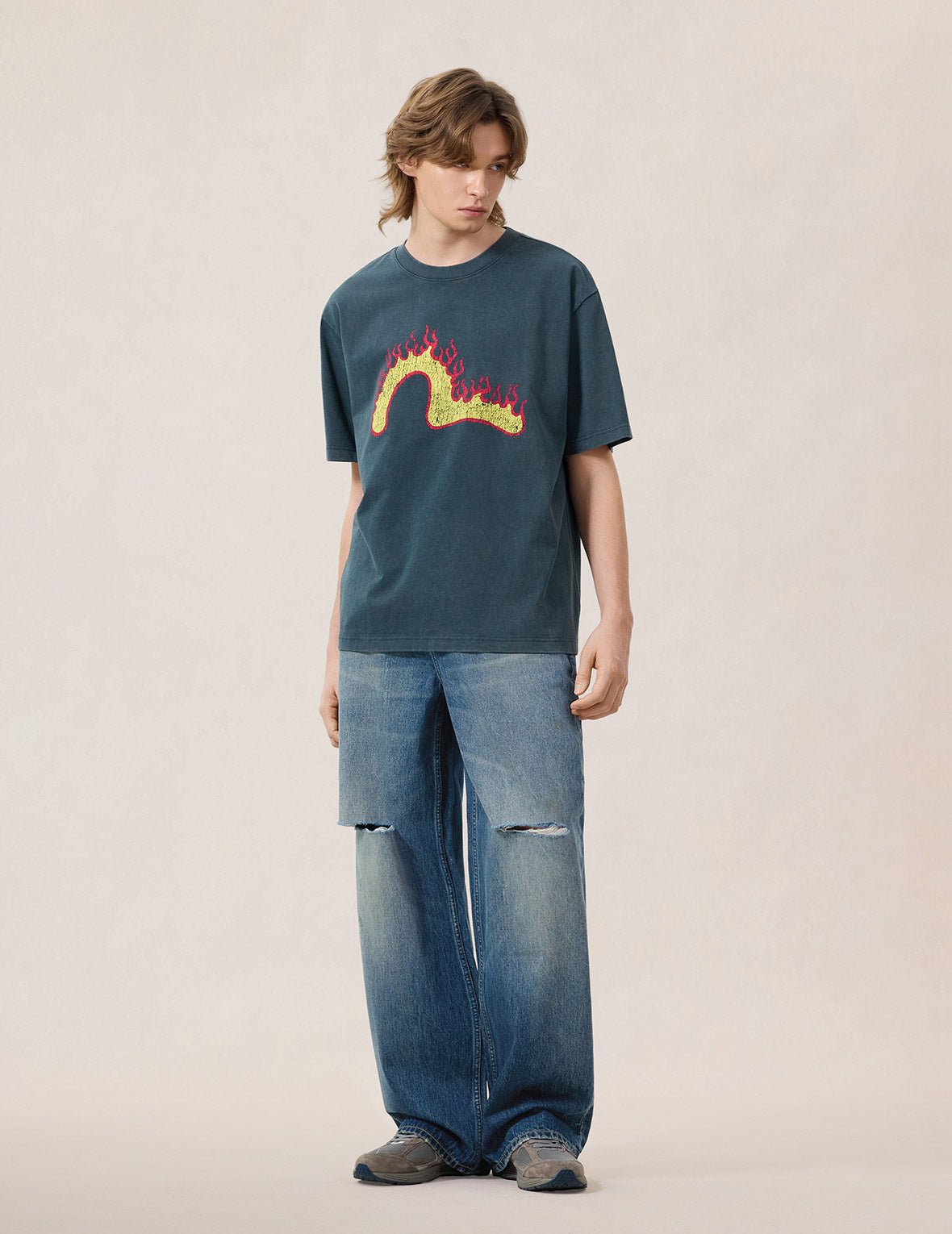 EVISU 火焰海鷗 T恤