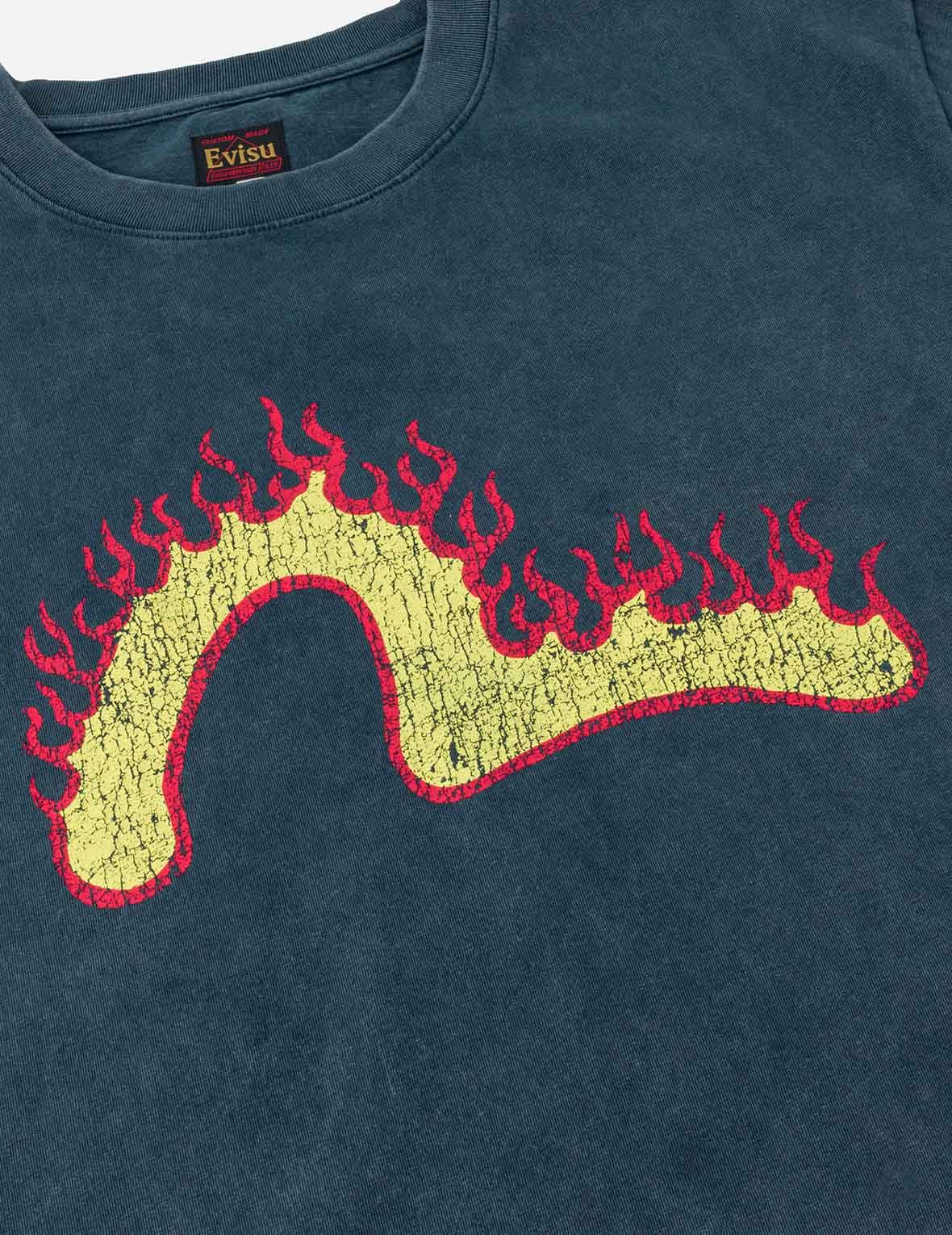 EVISU 火焰海鷗 T恤
