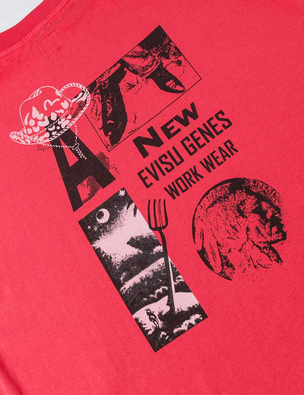 New EVISU Genes Workwear T-shirt