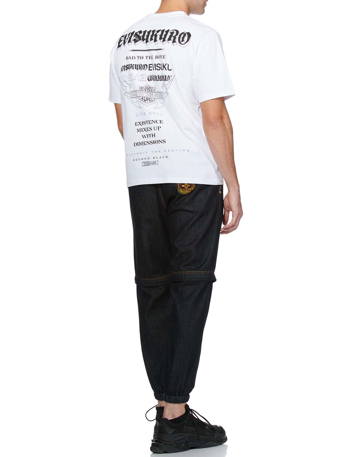 Jogger Jeans with Detachable Cuff