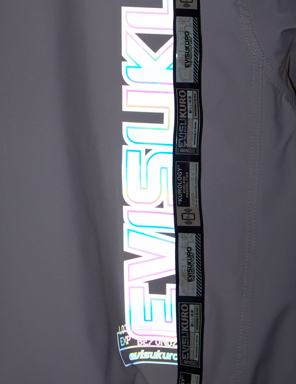 Collage Style Tape Bomber Jacket