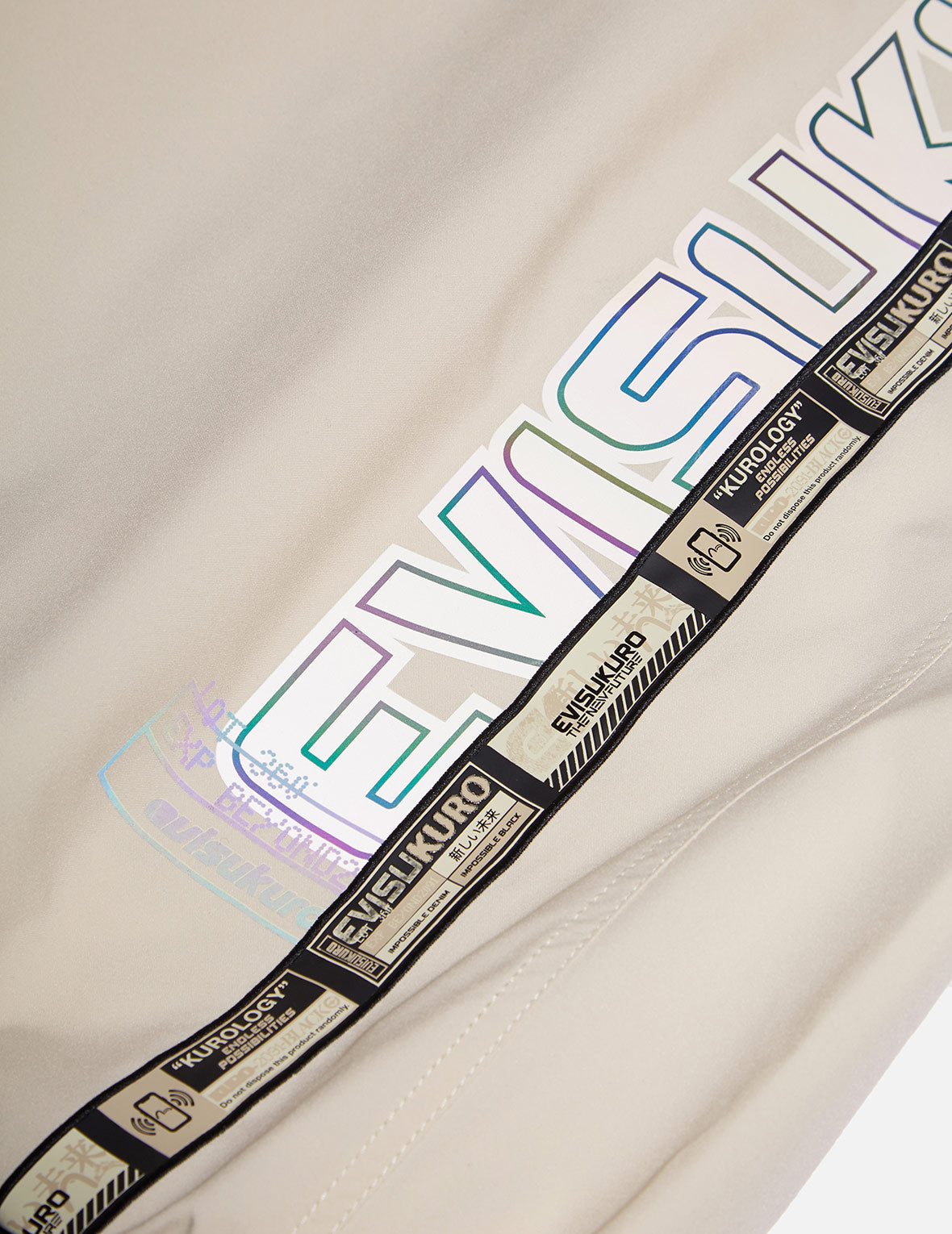 Collage Style Tape Bomber Jacket