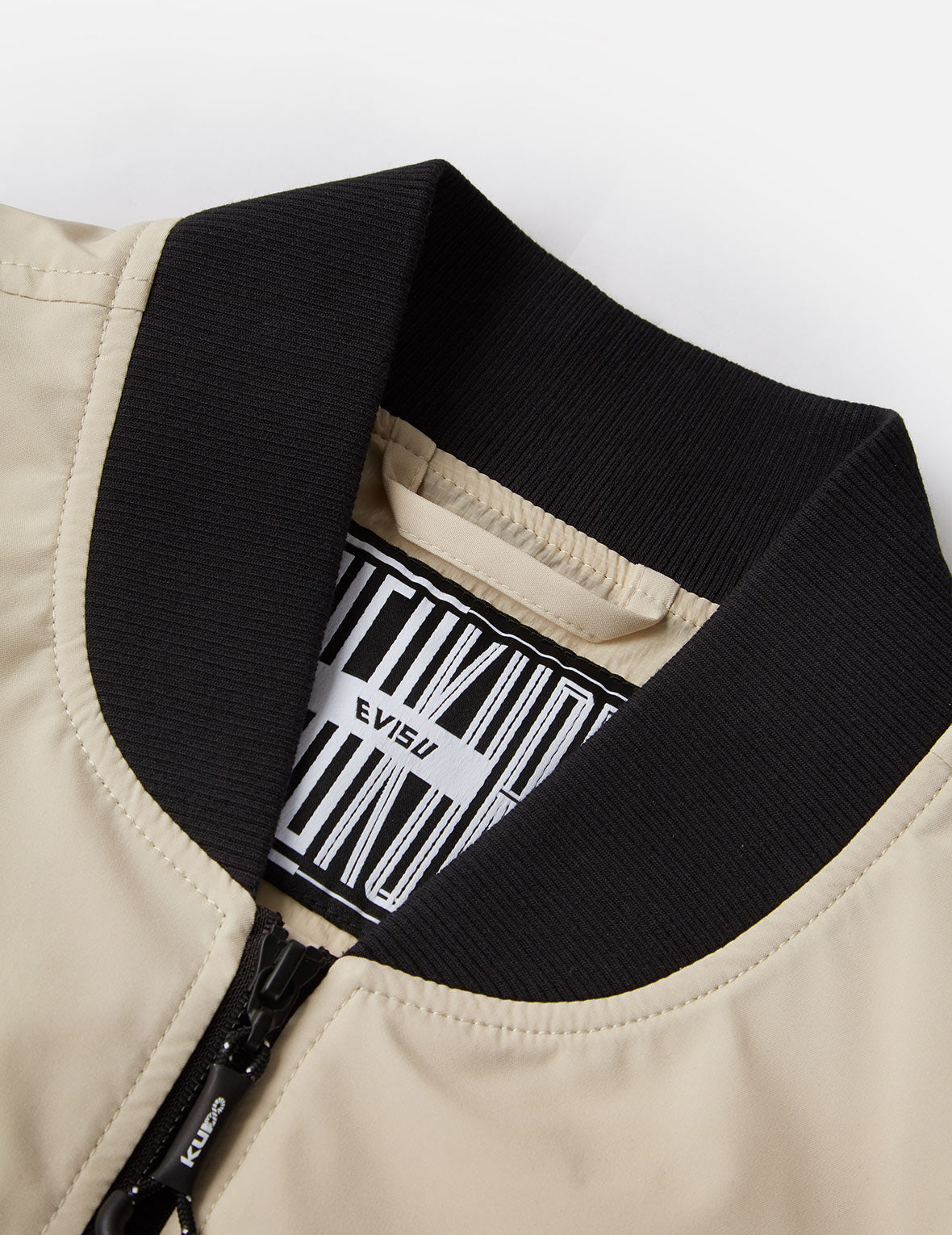 Collage Style Tape Bomber Jacket