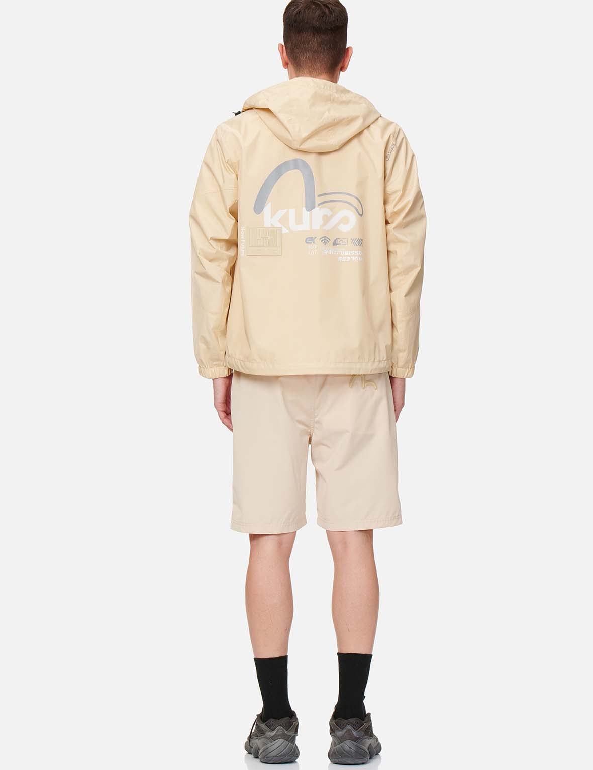 Engineered Panel Windbreaker Jacket