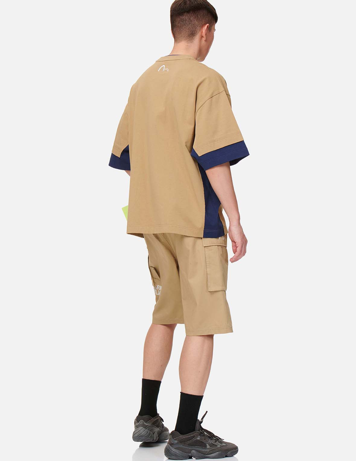 Curved Panel Cargo Shorts