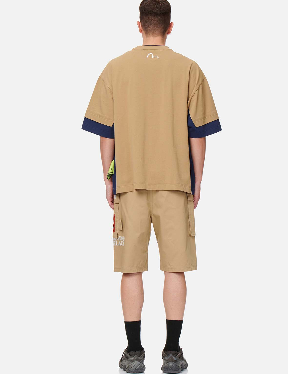 Curved Panel Cargo Shorts
