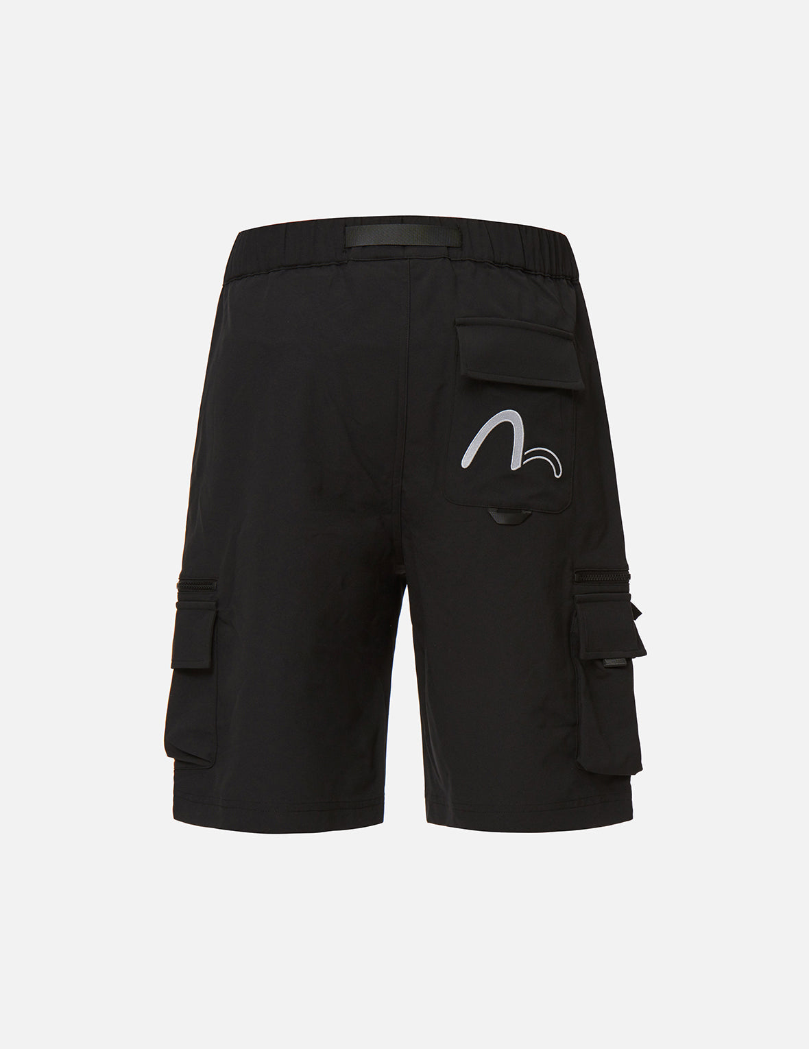 Adjustable Webbing Belt Cargo Shorts