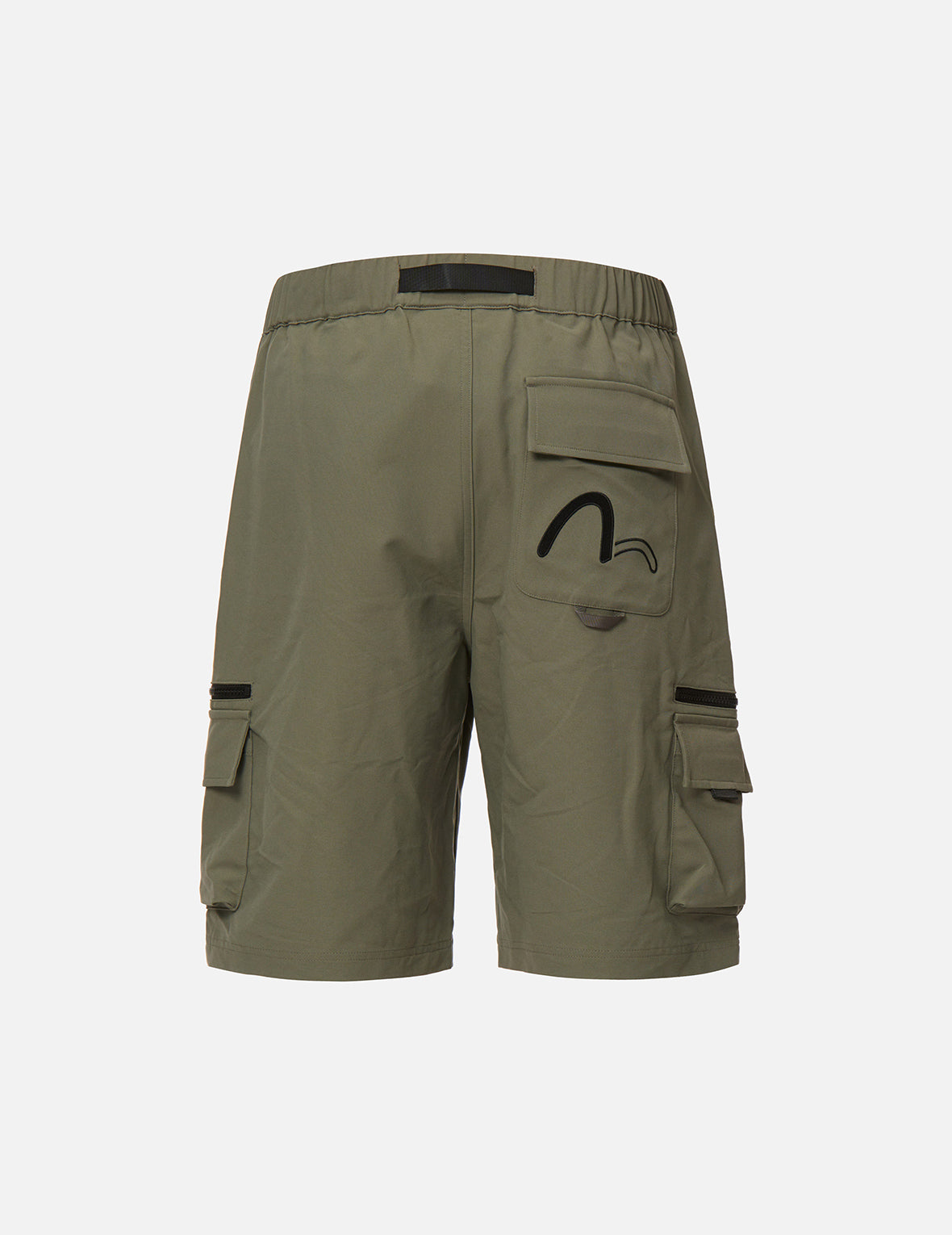 Adjustable Webbing Belt Cargo Shorts
