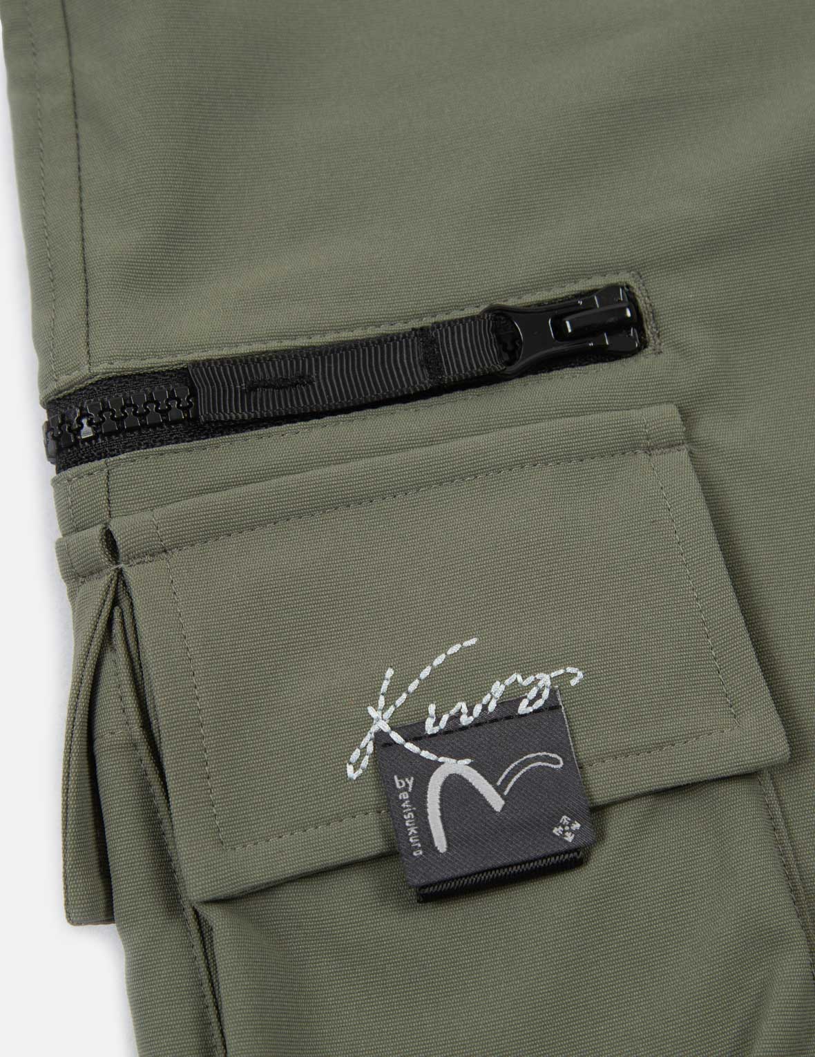 Adjustable Webbing Belt Cargo Shorts