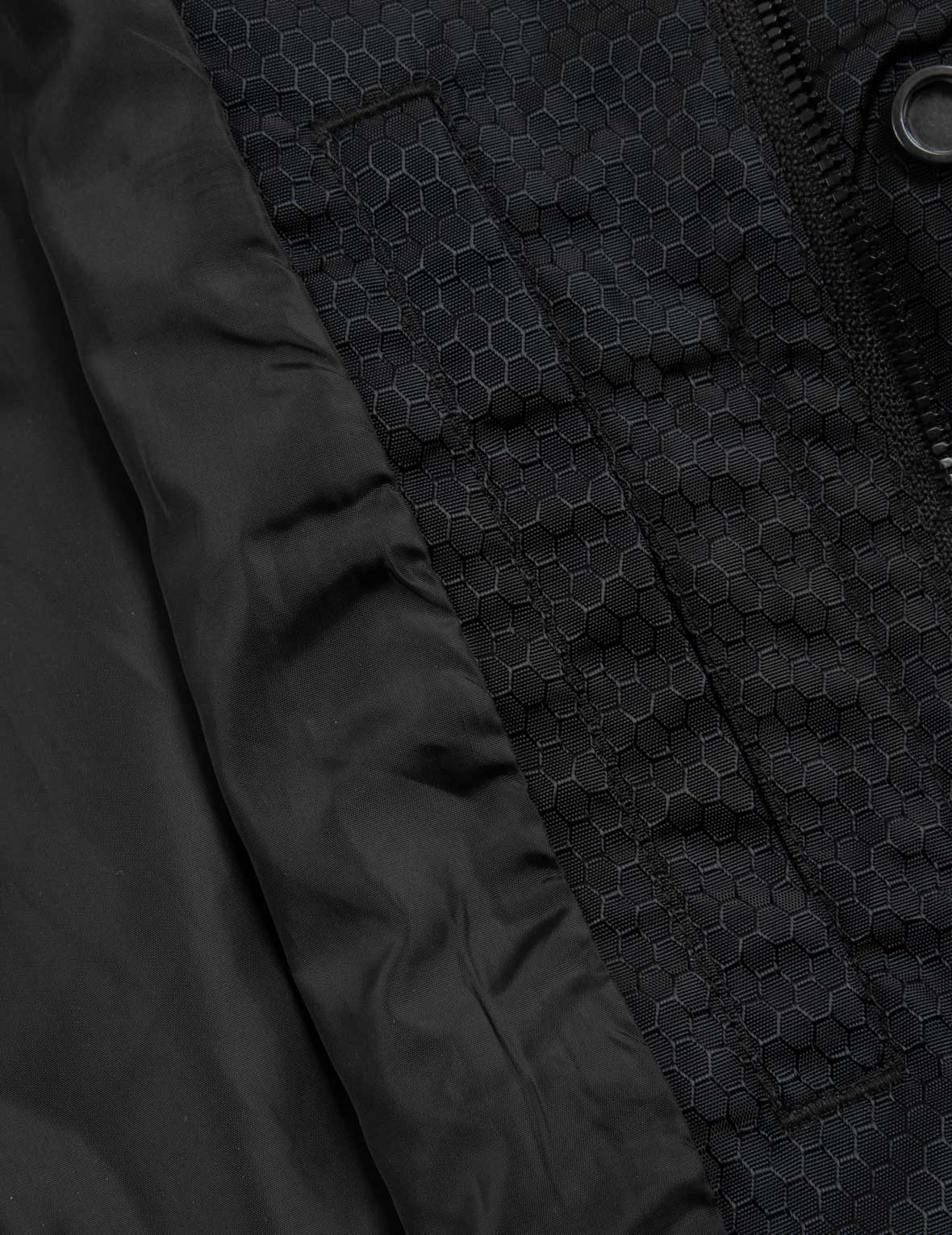 立領機械感家花圖案常規版型機車風外套