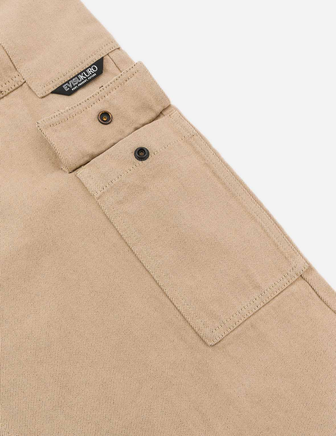 Two Tone Distressed Oversized Cargo Pants