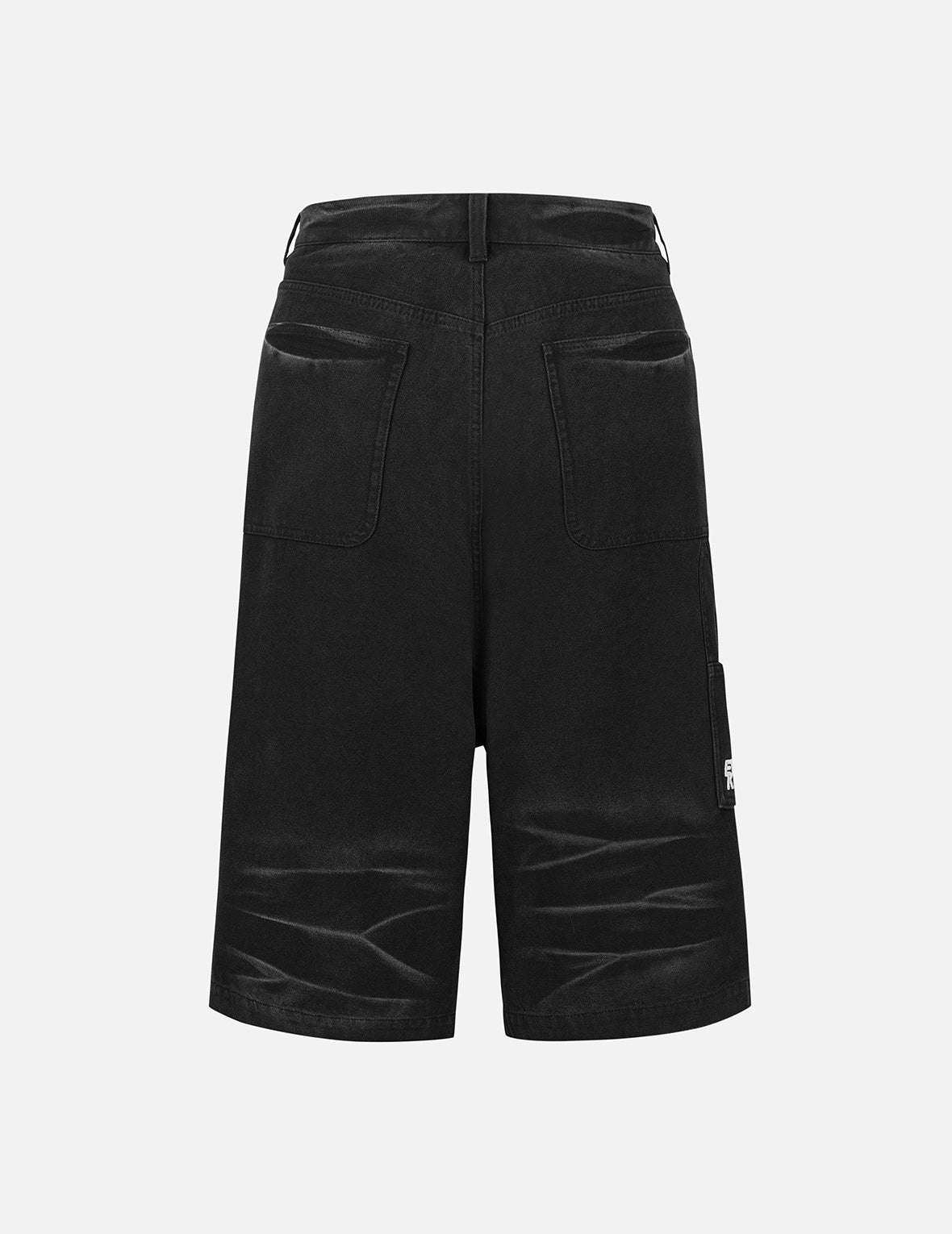 染色和重度水洗時尚版型滑板短褲