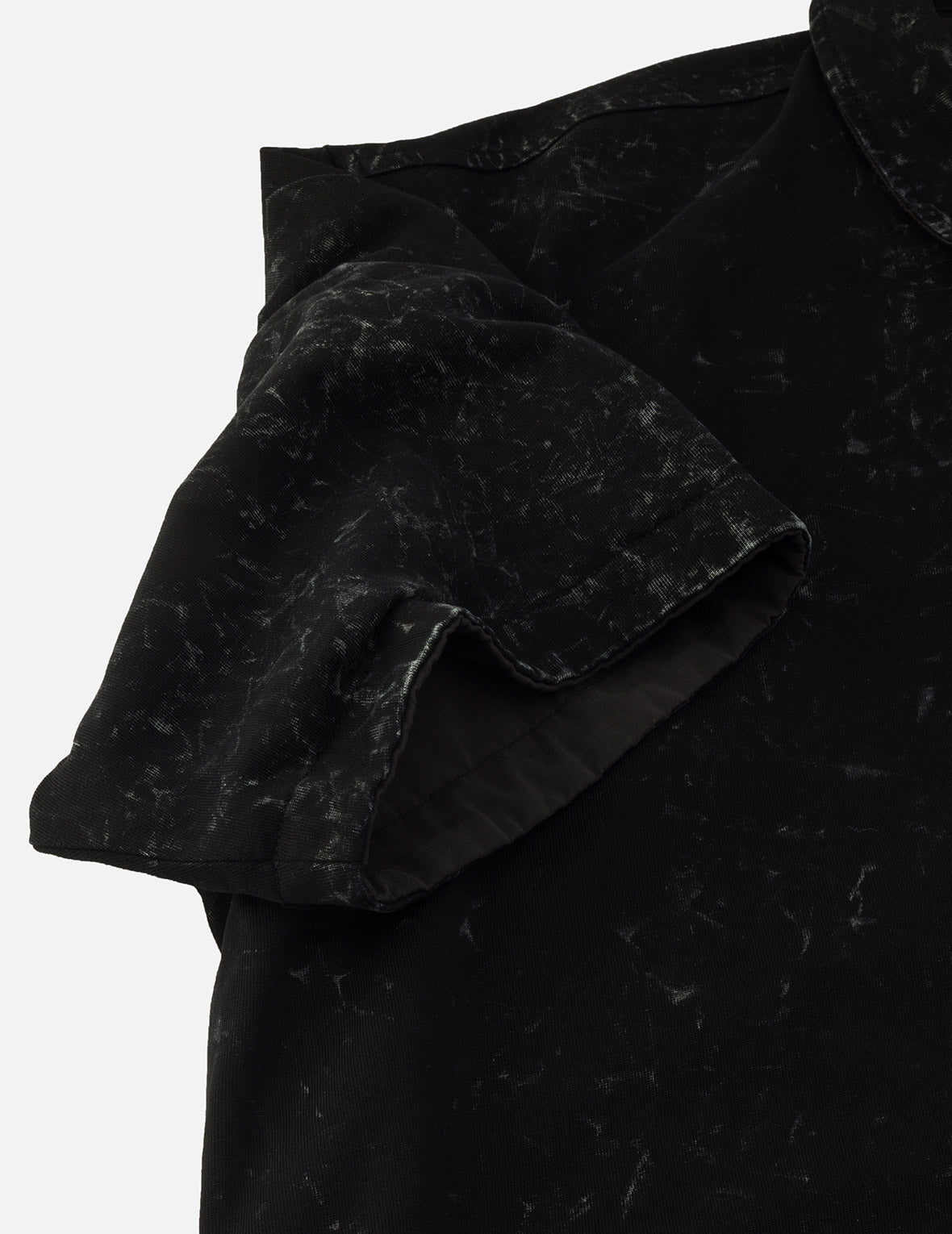 Reversible Washed Logo Embroidery and Embossing Relax Fit Jersey Shirt