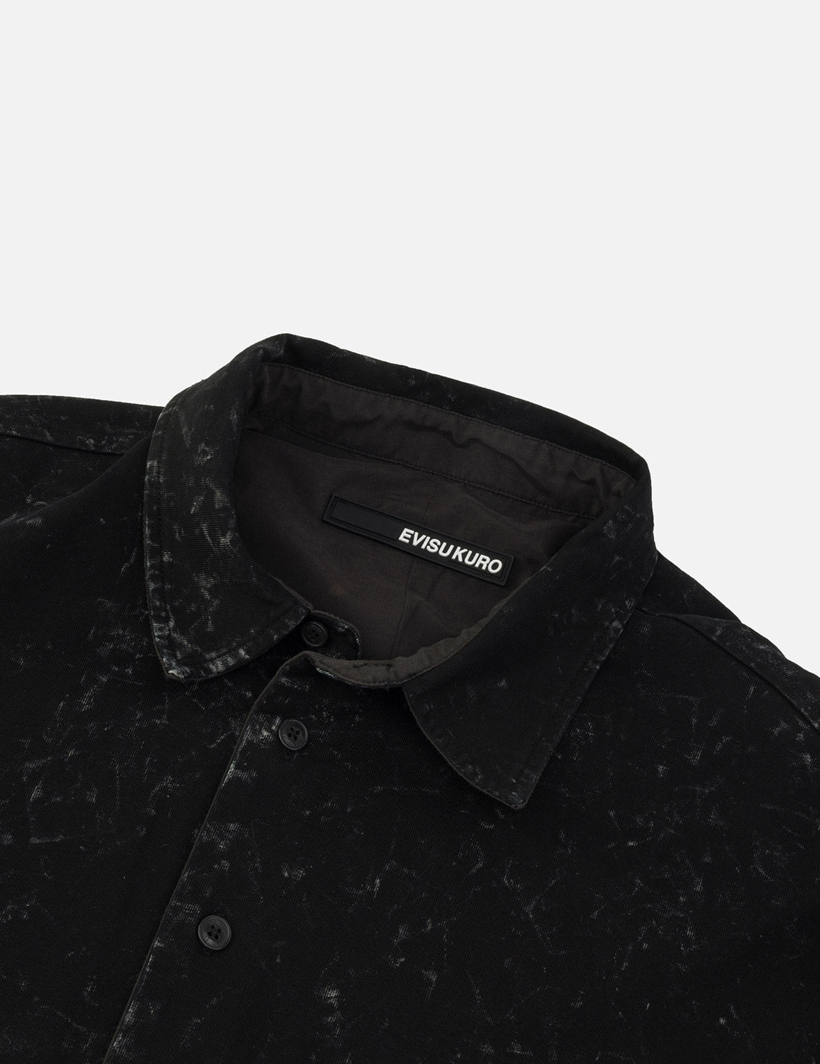 Reversible Washed Logo Embroidery and Embossing Relax Fit Jersey Shirt