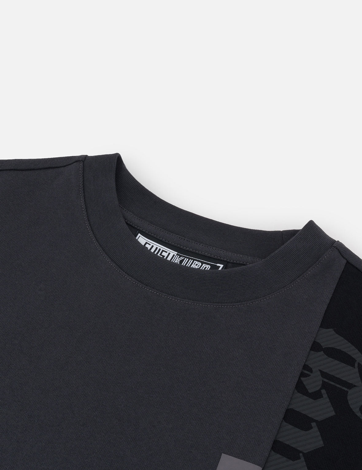 Panel design with Multi Labels Relax Fit T-Shirt