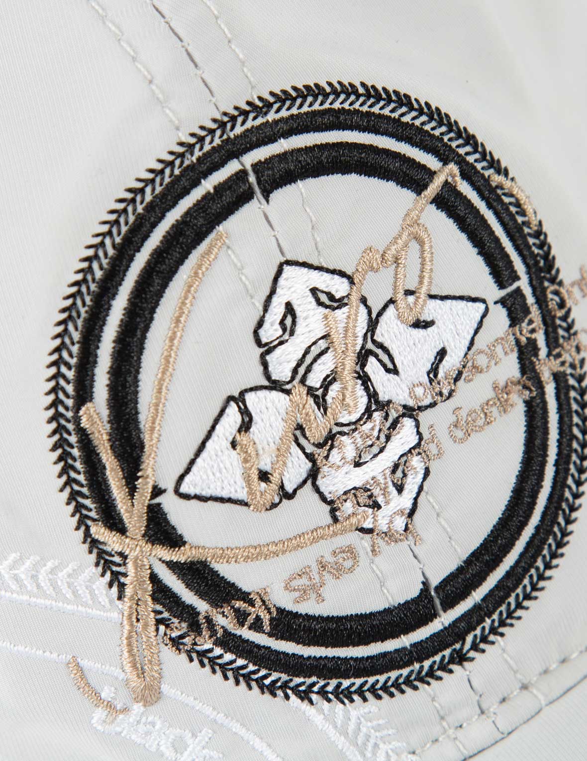 雙重家花刺繡棒球帽
