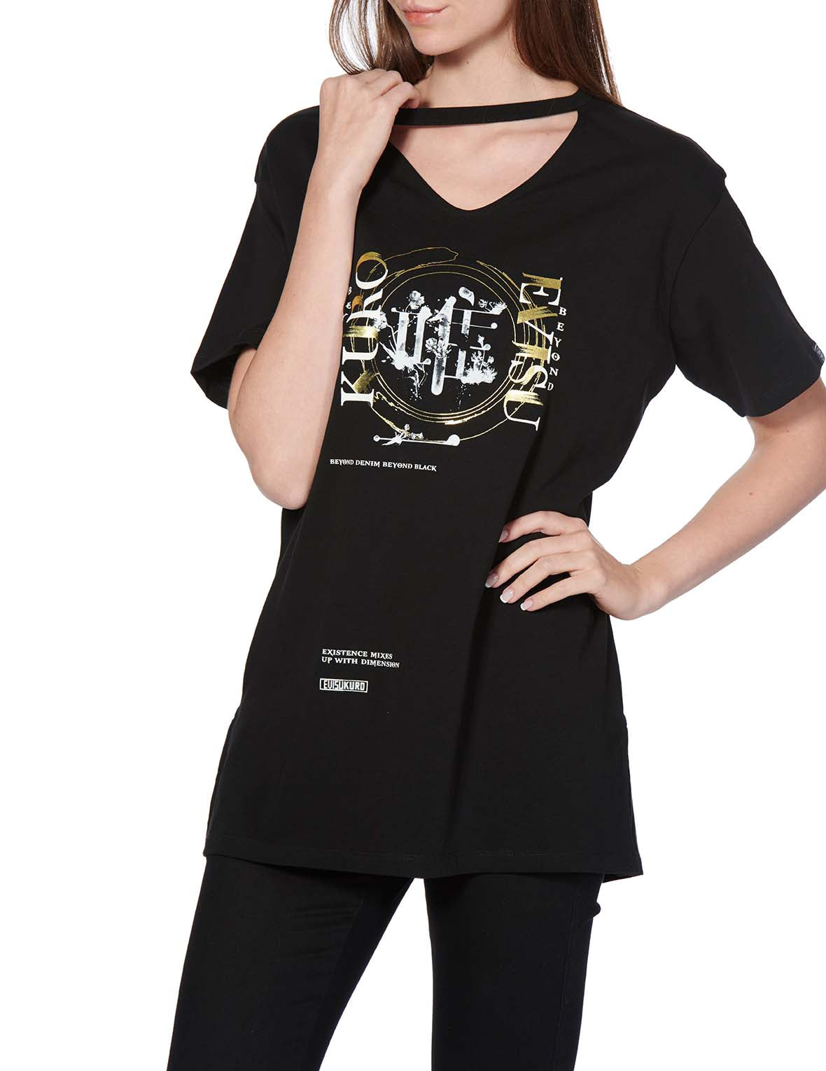 Floral Bosozoku Print 2-way Tunic