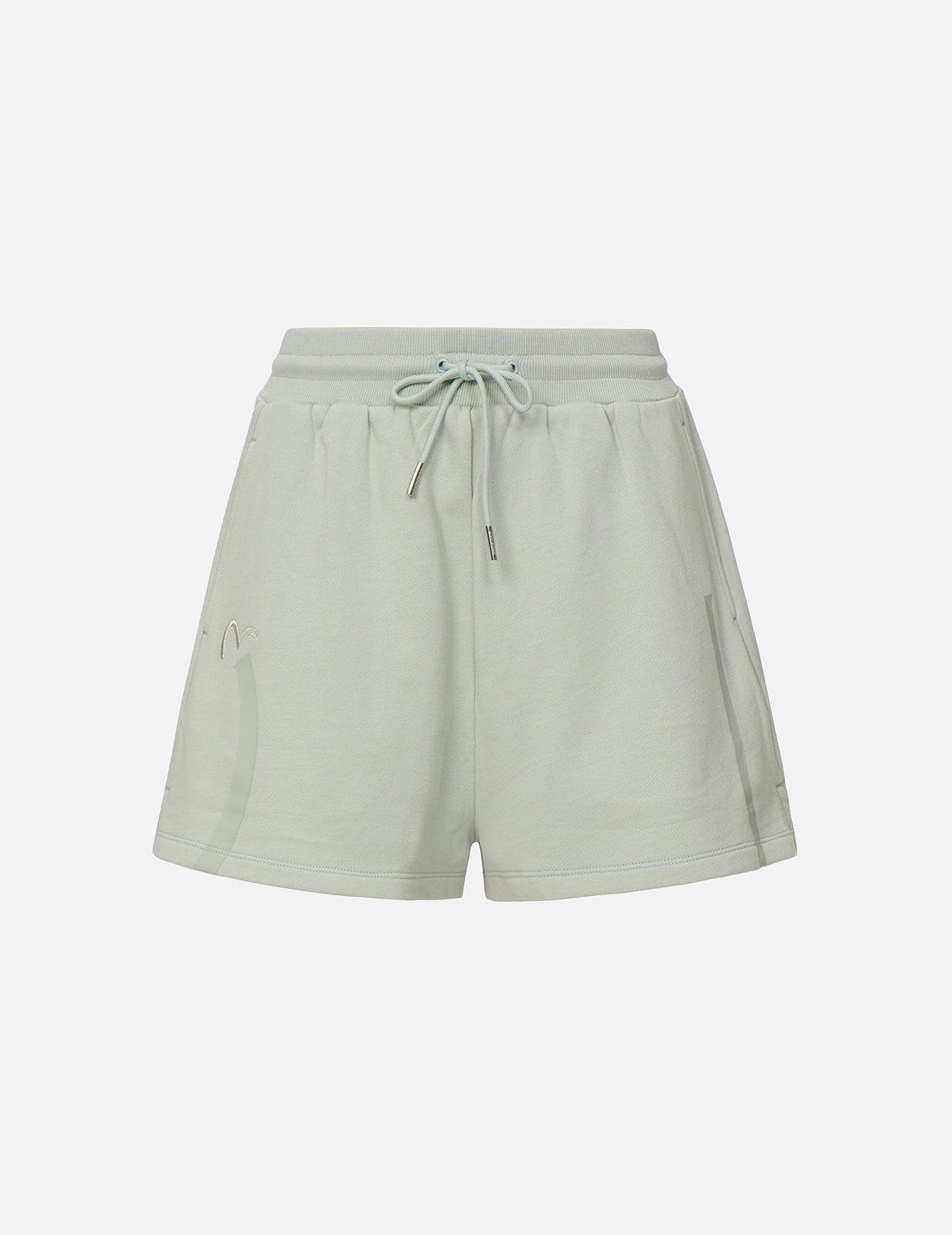 Line Print Sweat Shorts
