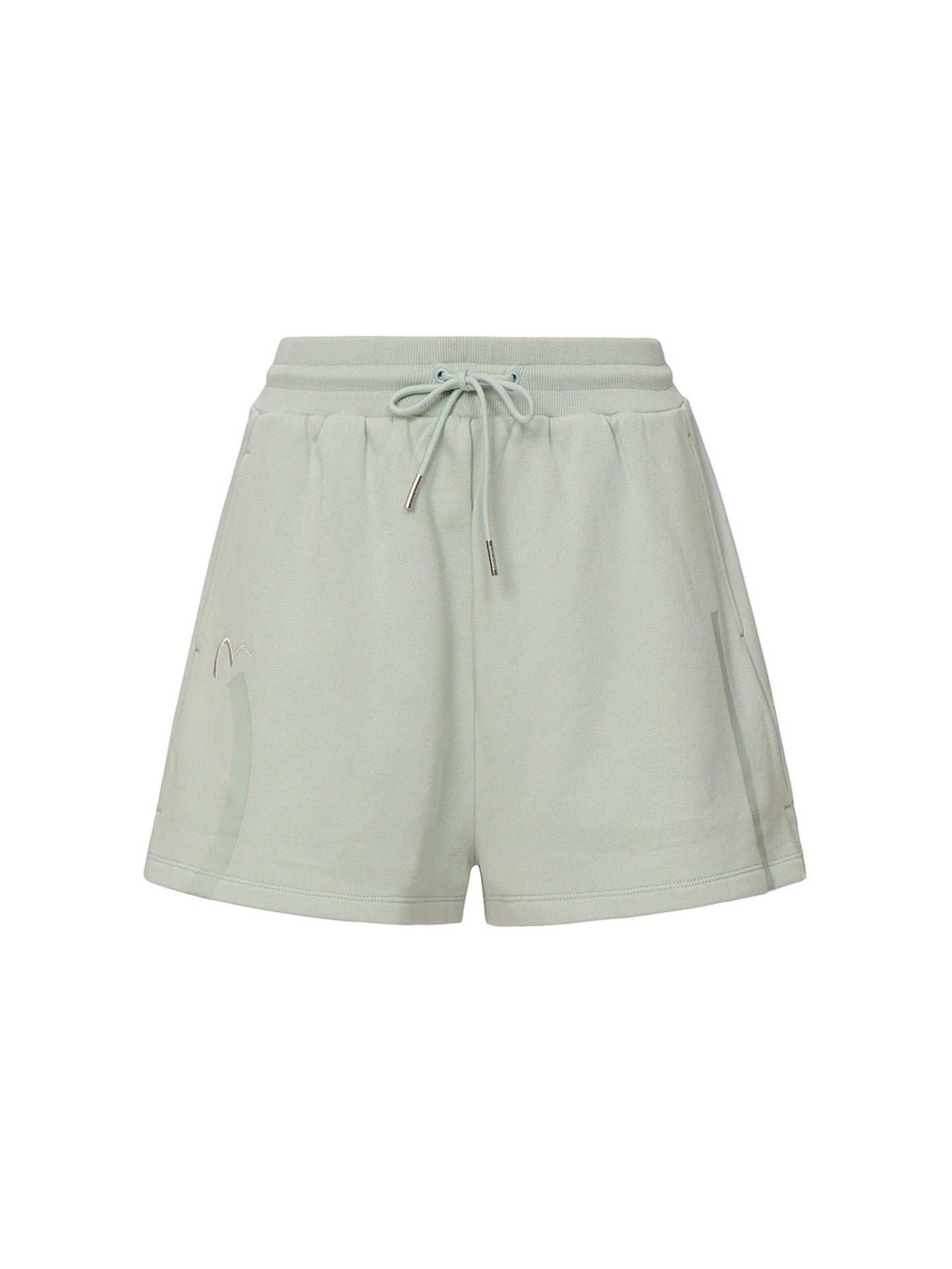 Line Print Sweat Shorts