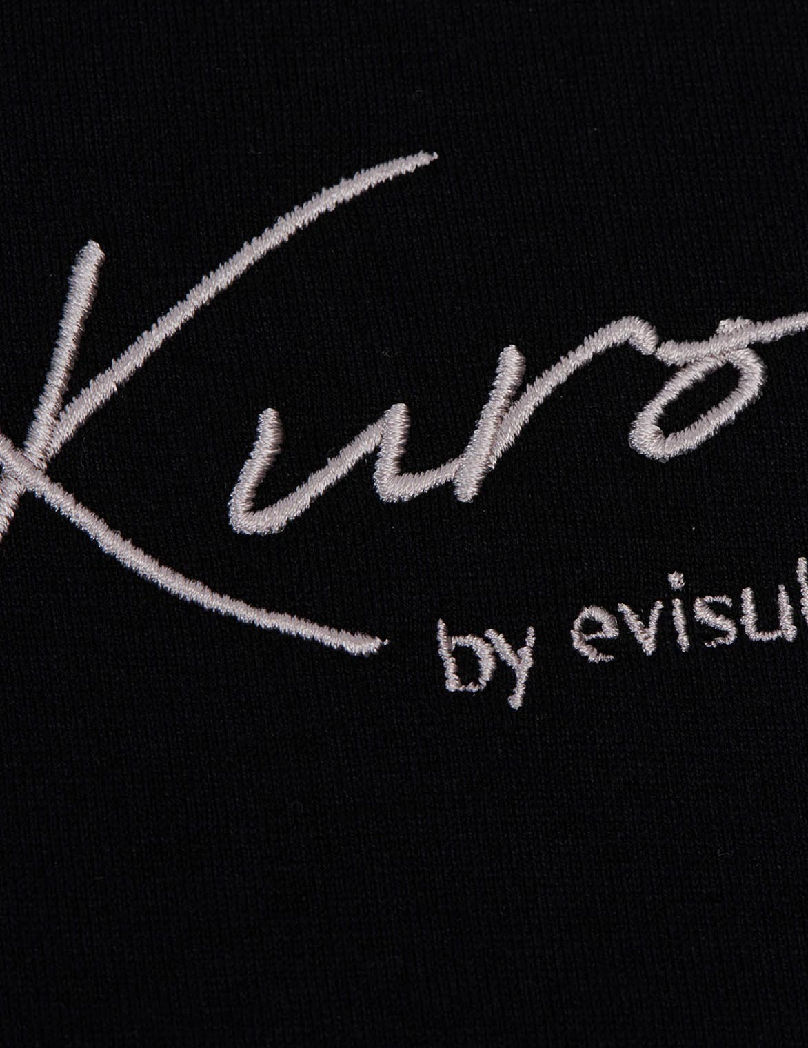 Logo Embroidery Cut-out Shoulder T-shirt