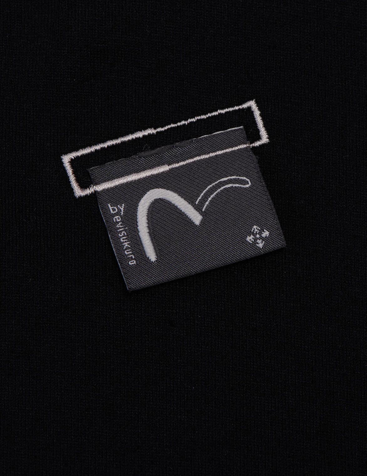 Logo Embroidery Cut-out Shoulder T-shirt