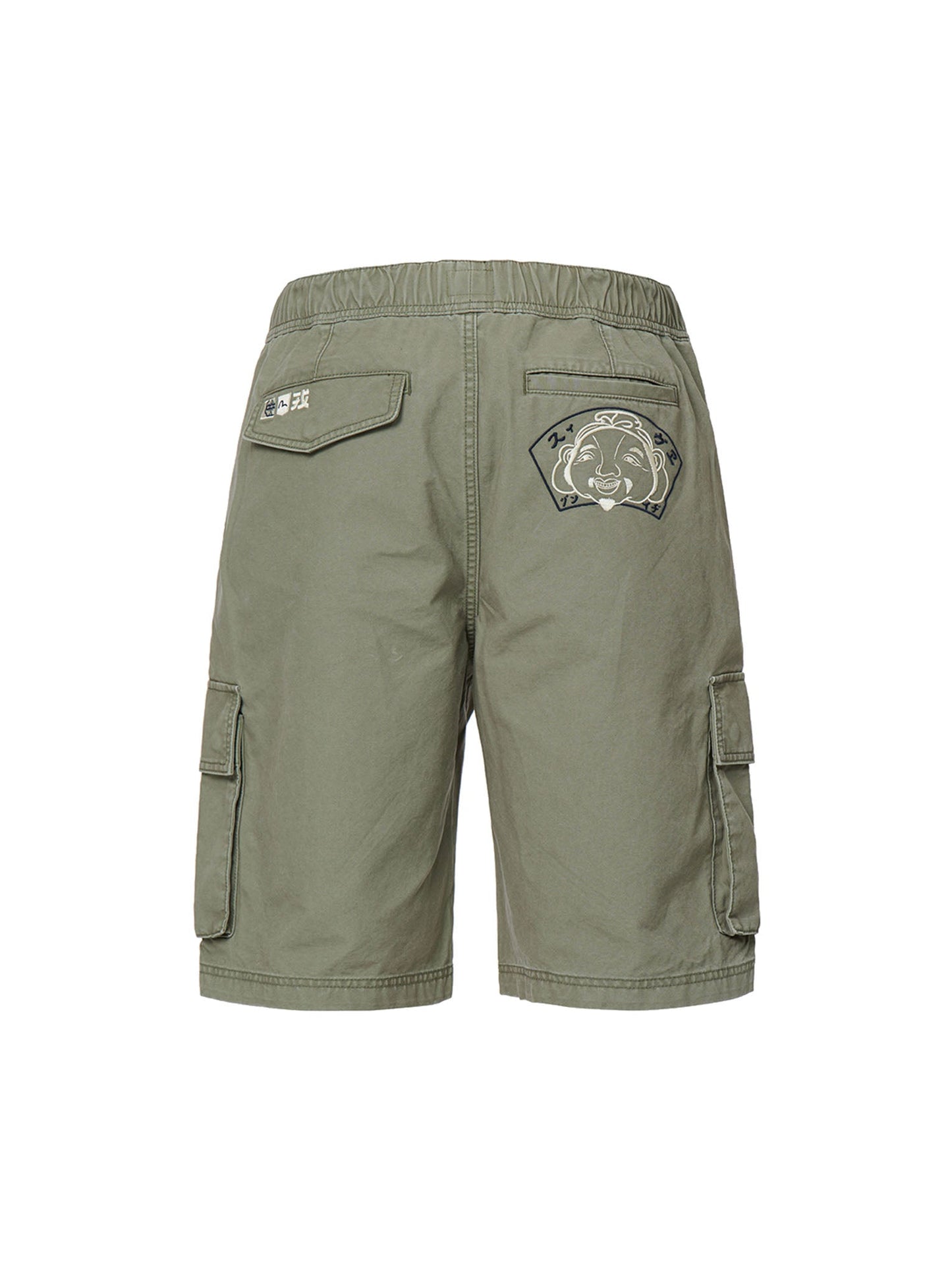 Godhead Embroidery Cargo Shorts