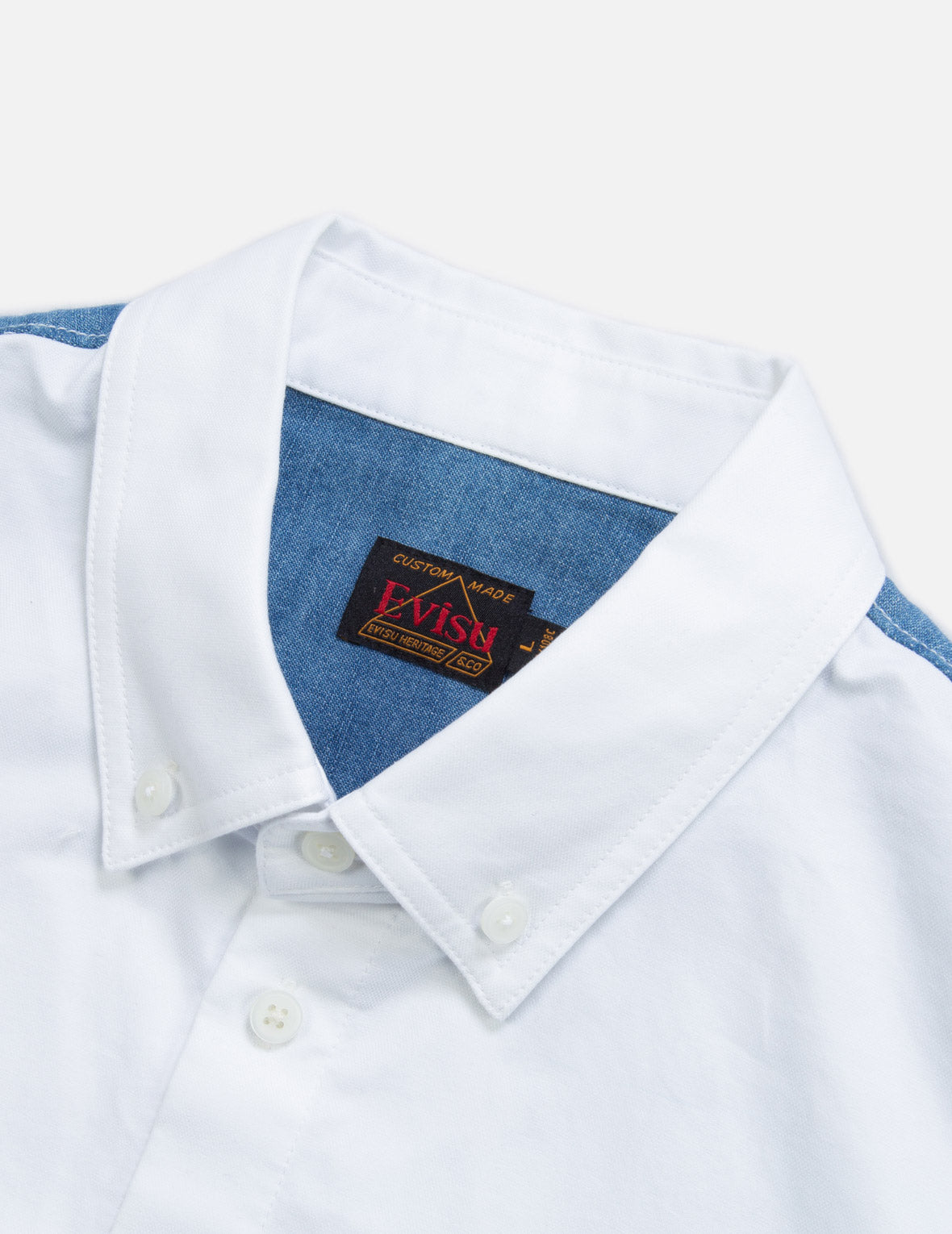 Denim Daicock Insert Oxford Shirt