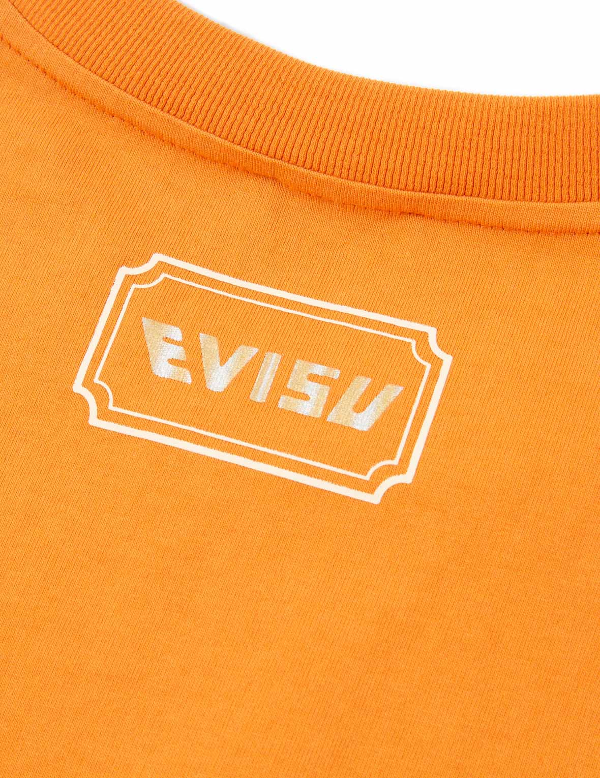 Sunset Gradated Kamon Print T-Shirt