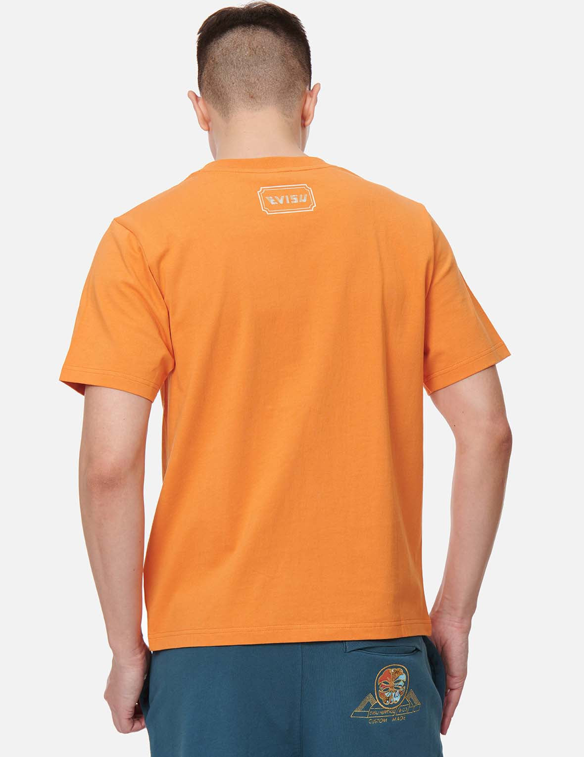 Sunset Gradated Kamon Print T-Shirt