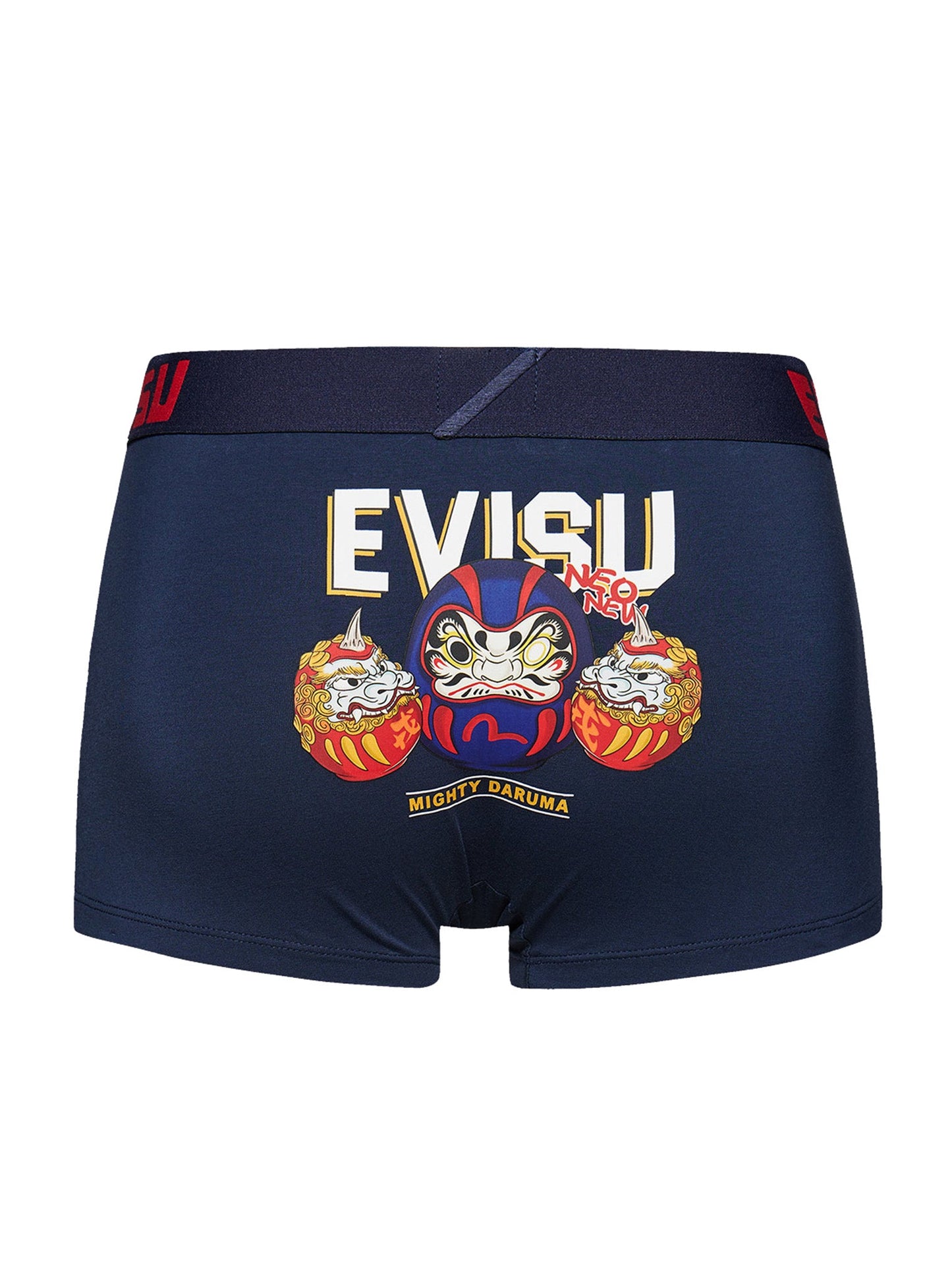 神社夥伴達磨印花平角內褲