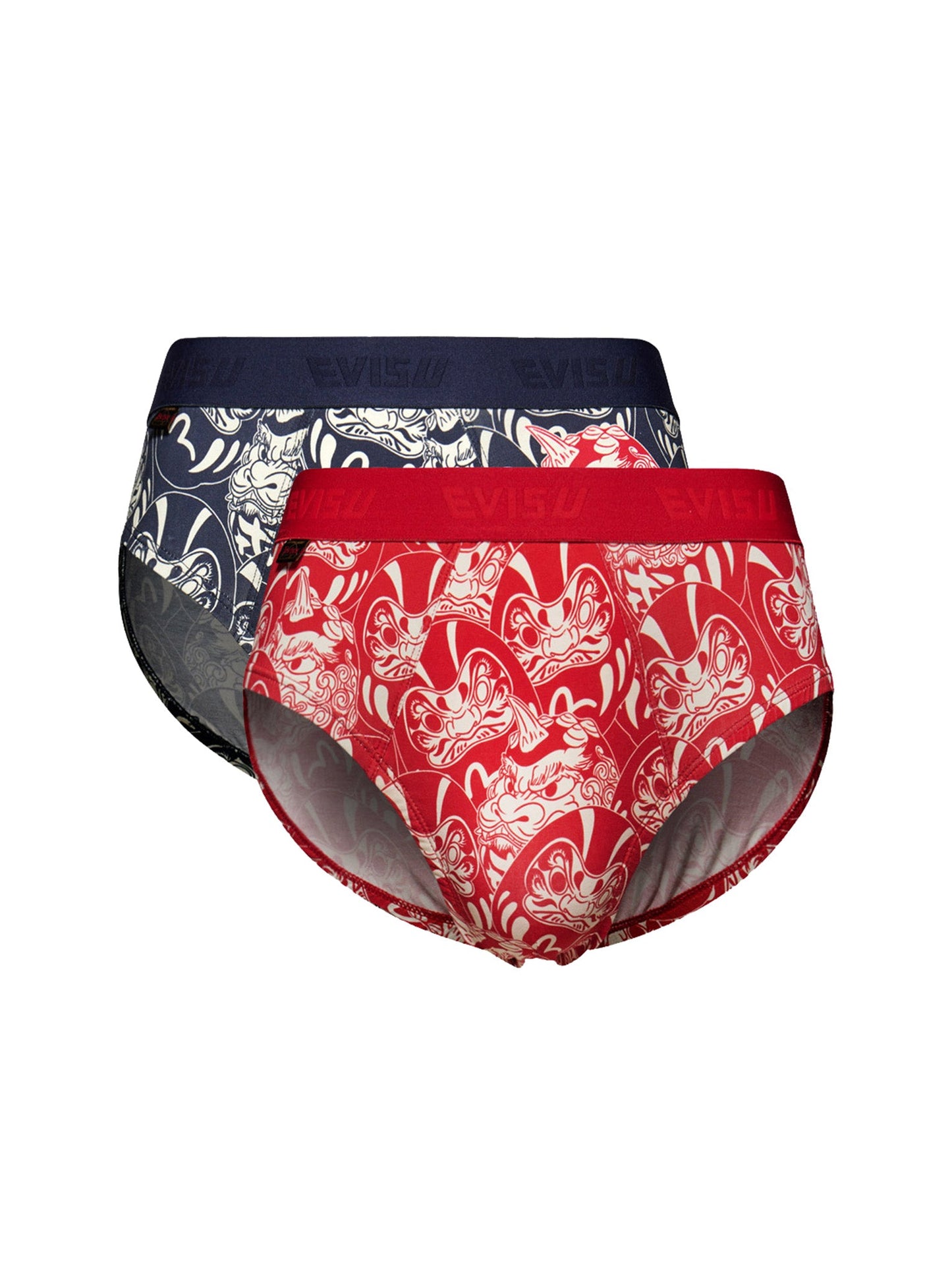Two-Pack Allover Daruma Buddies Print Briefs