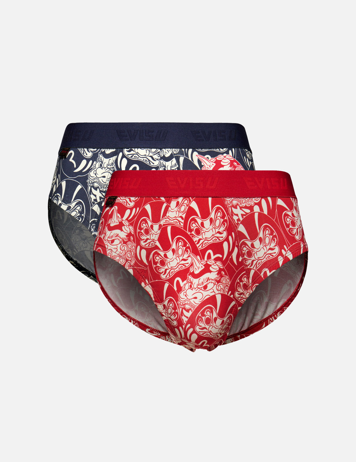 Two-Pack Allover Daruma Buddies Print Briefs