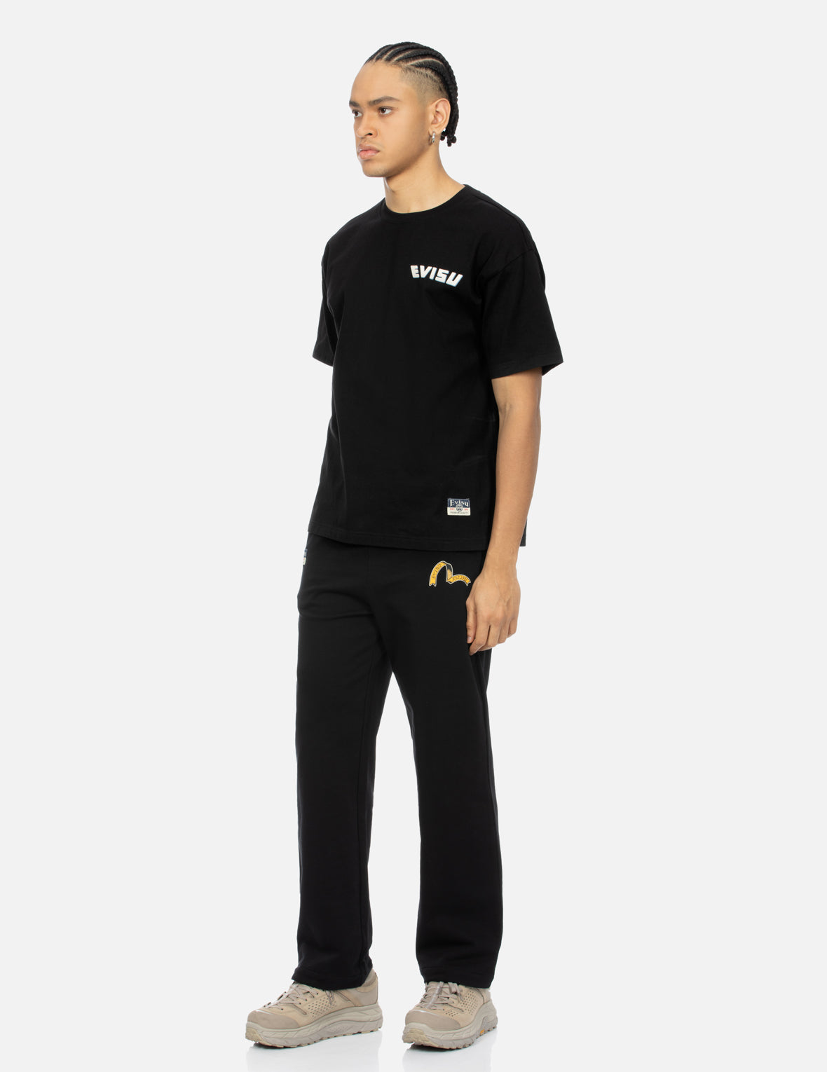 Logo and Ribbon Daicock Print Relax Fit T-shirt