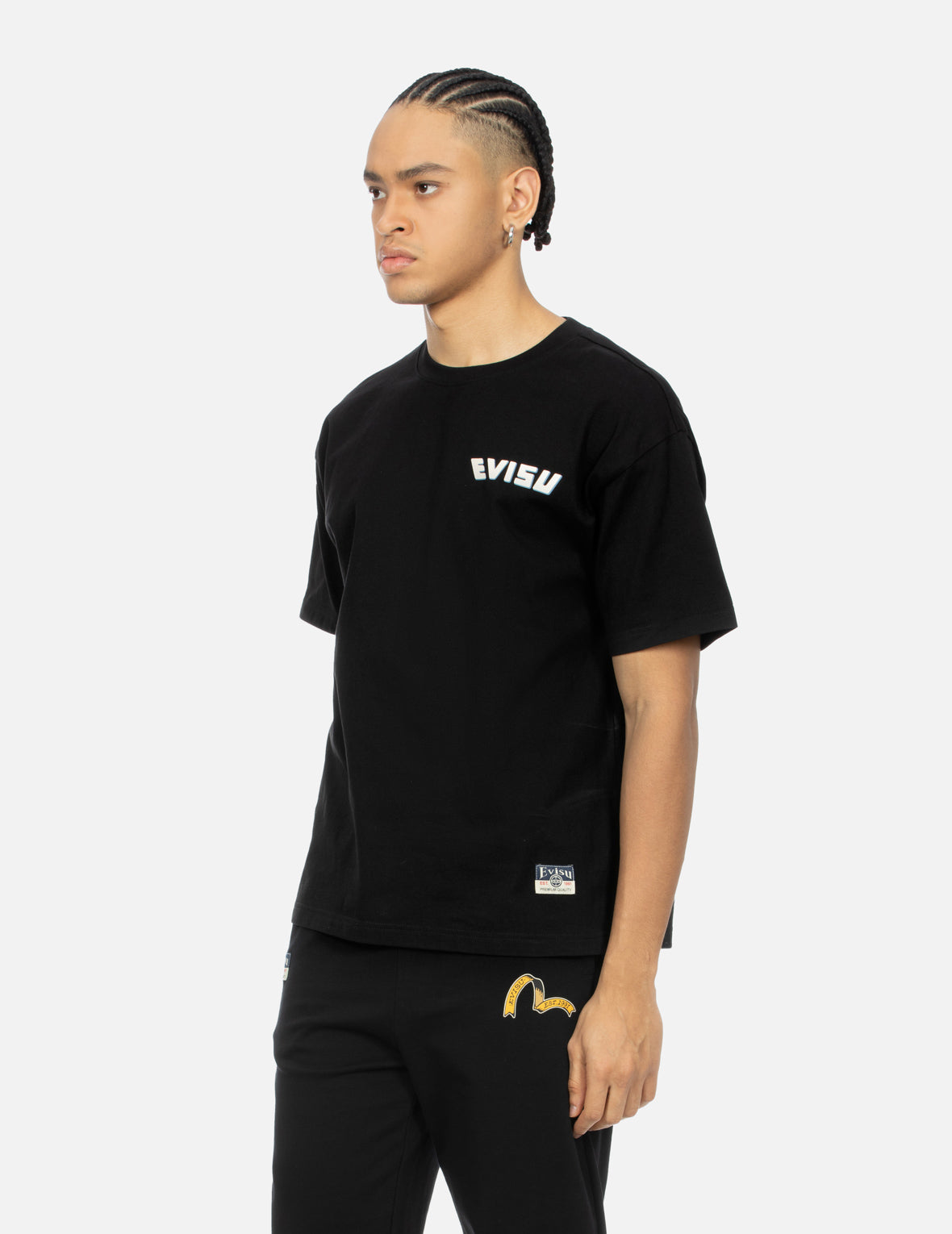 Logo and Ribbon Daicock Print Relax Fit T-shirt