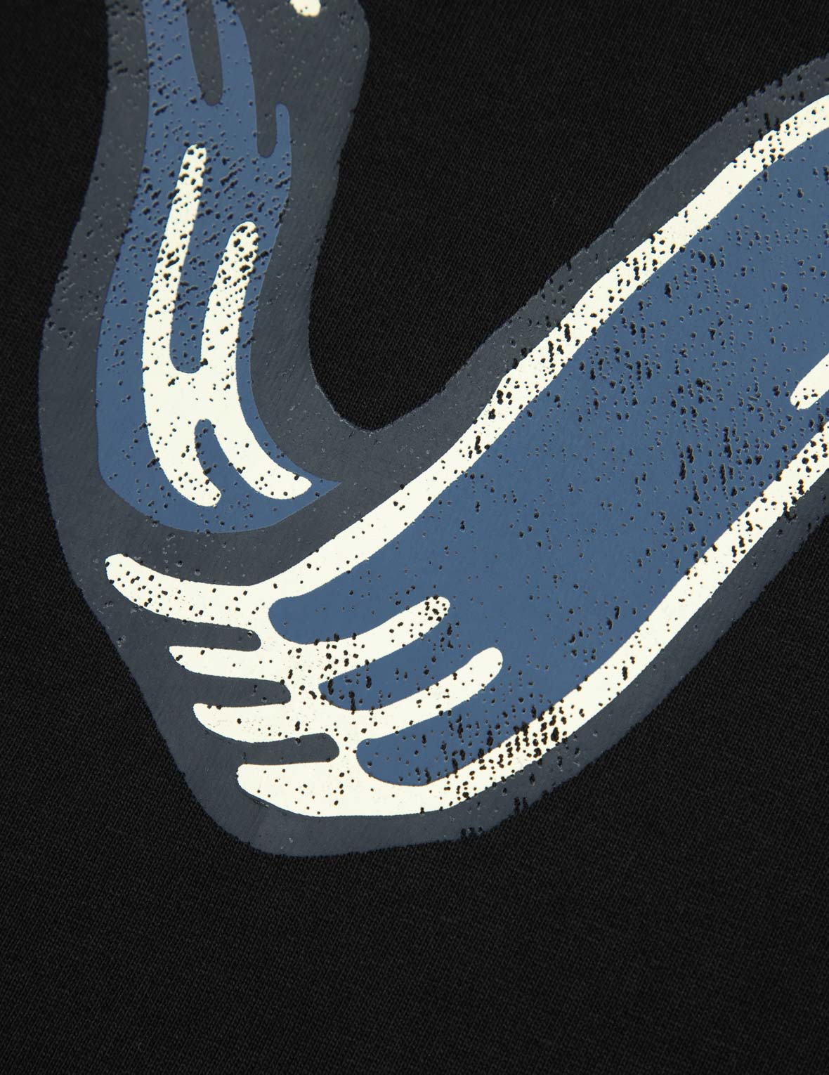 Logo and Ribbon Daicock Print Relax Fit T-shirt