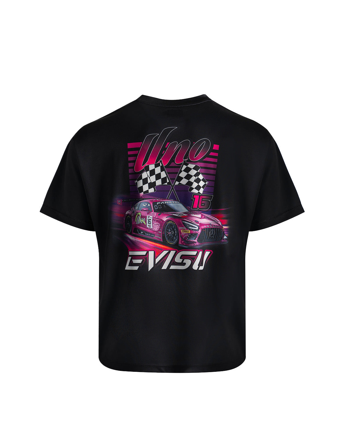 EVISU X UNO RACING 限量版寬版休閒T恤