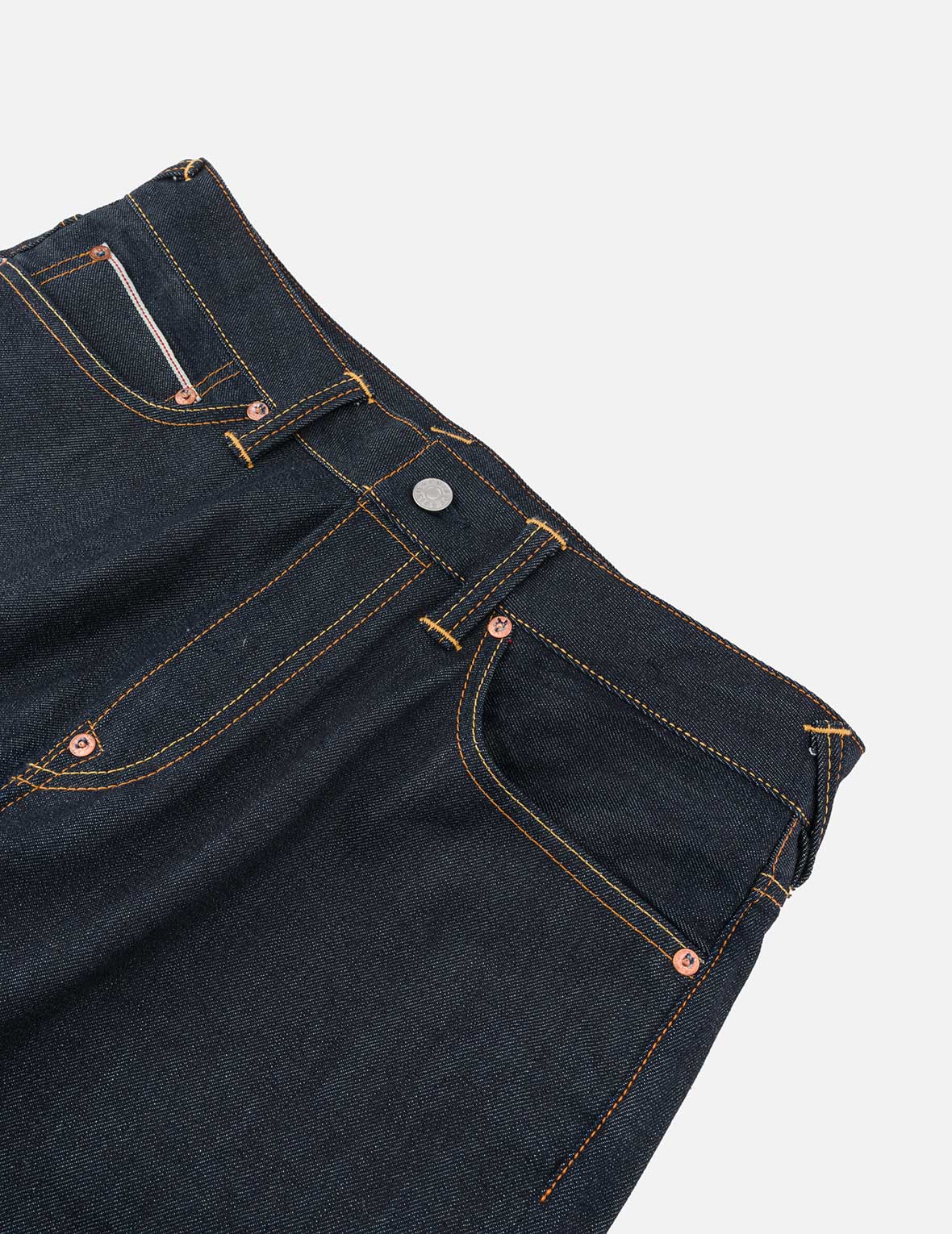 Bold Seagull Print Taper Fit Jeans #2017