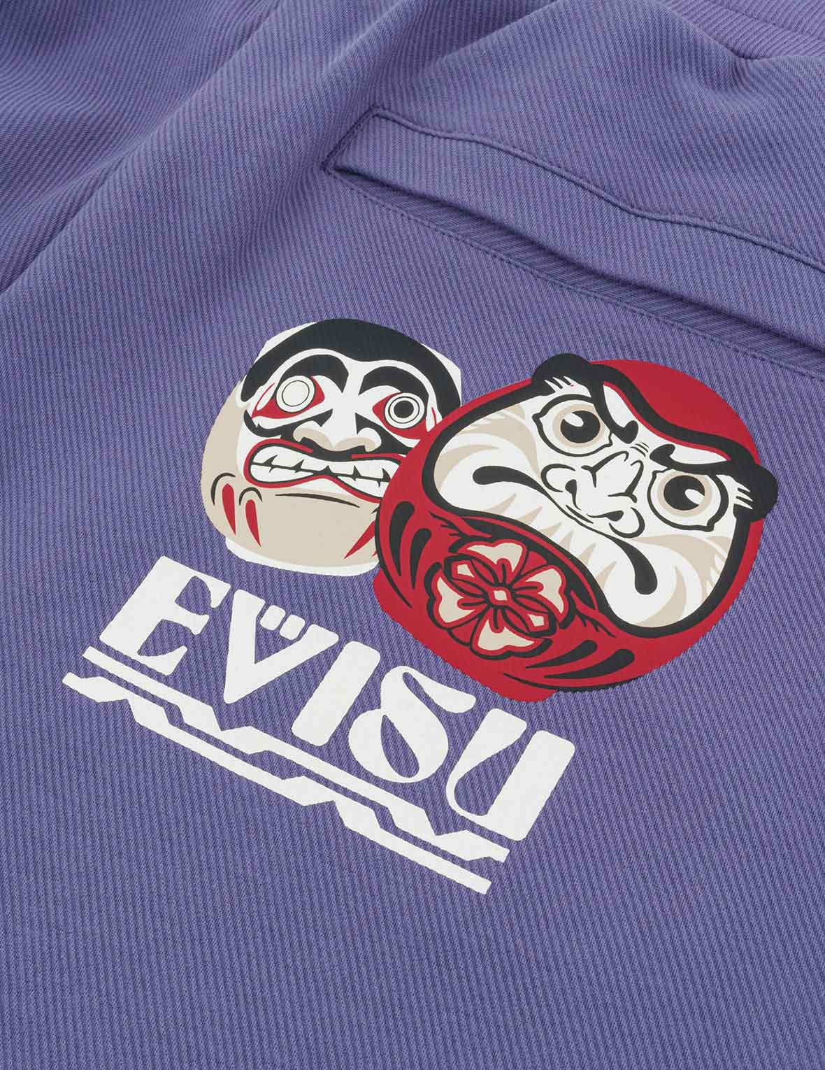 Totem Daruma Print Straight Fit Sweatpants