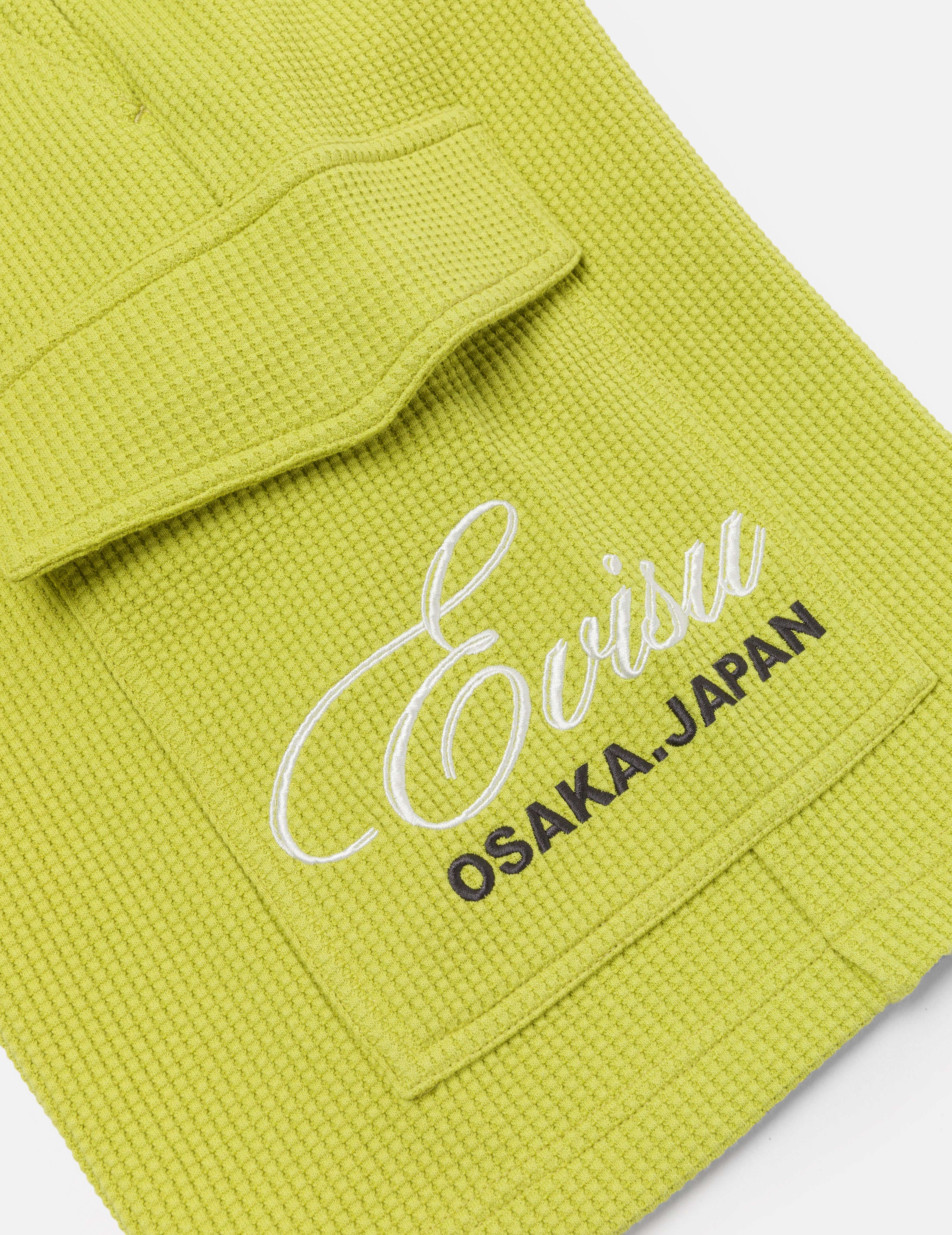 Seagull and Logo Embroidery Fashion Fit Waffle Sweatshorts