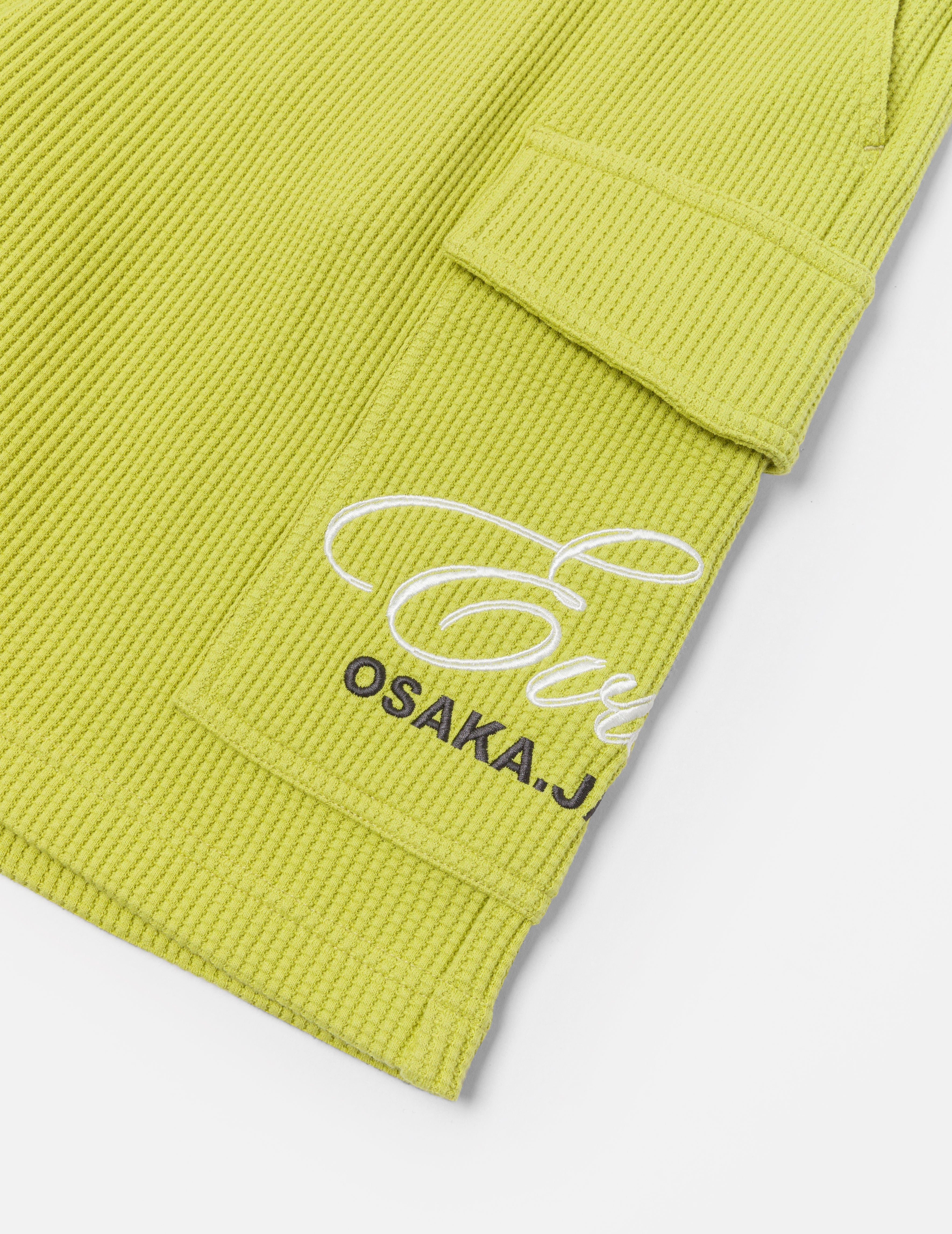 Seagull and Logo Embroidery Fashion Fit Waffle Sweatshorts