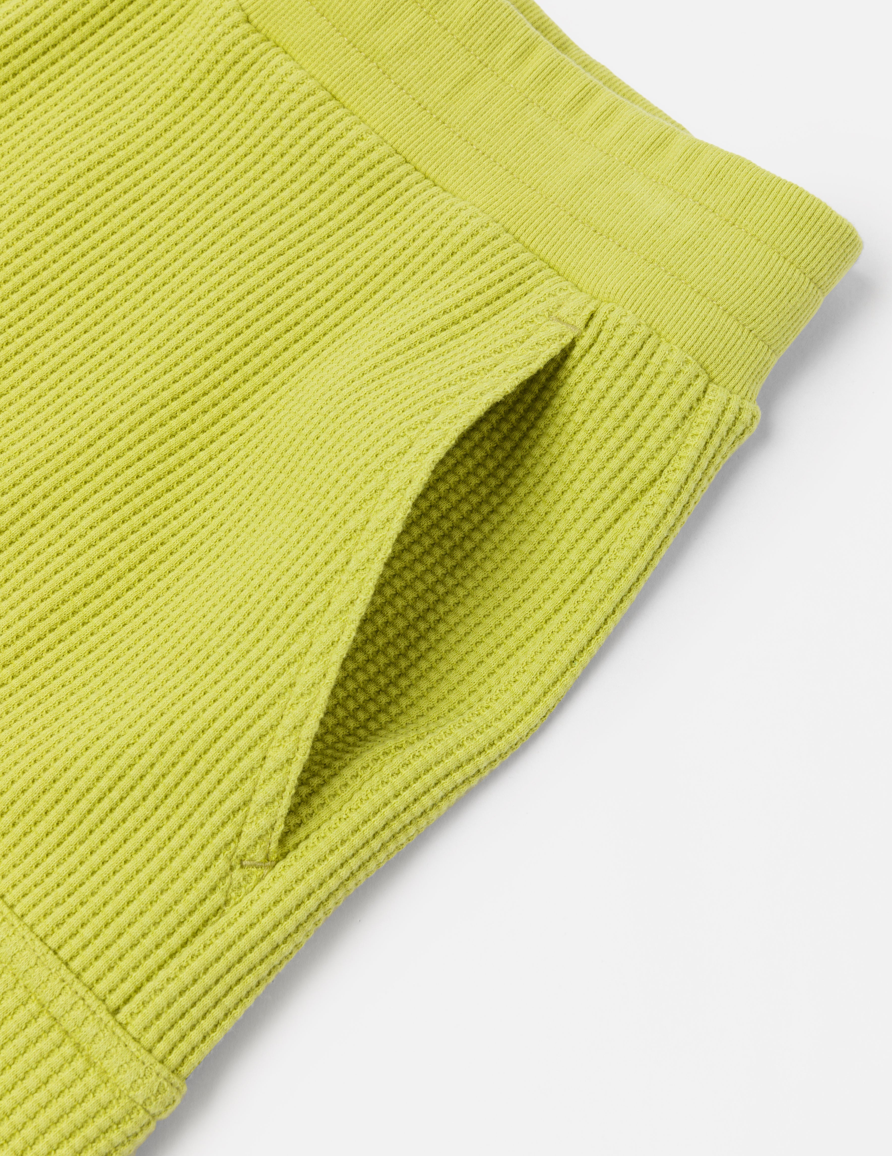 Seagull and Logo Embroidery Fashion Fit Waffle Sweatshorts