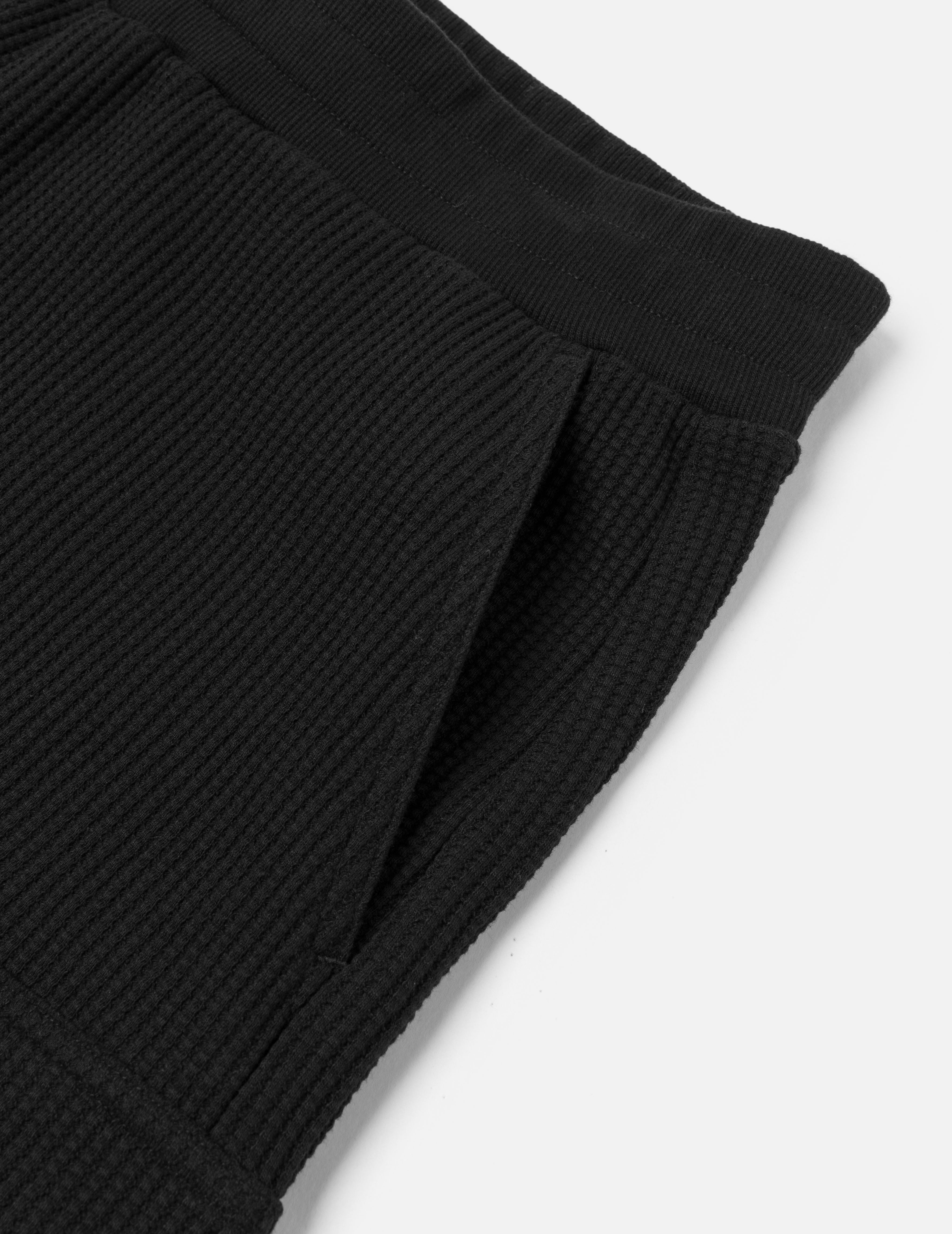 Seagull and Logo Embroidery Fashion Fit Waffle Sweatshorts