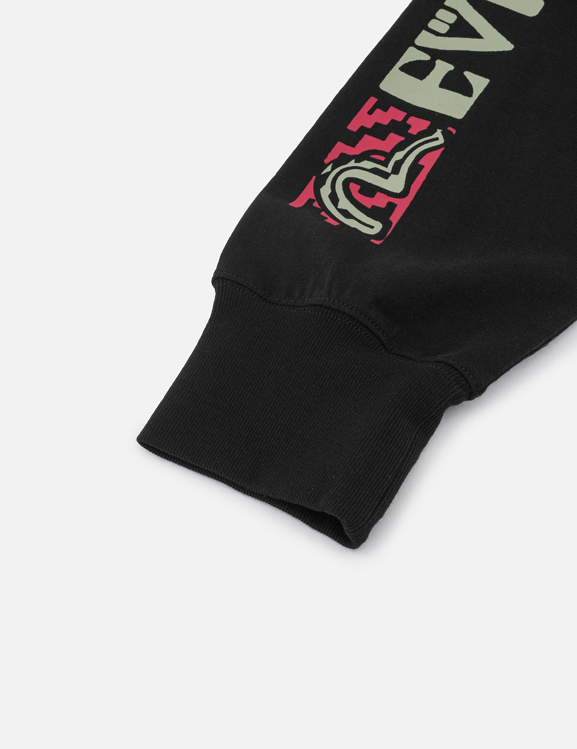 假兩件印地安圖騰印花寬版休閒長袖T恤