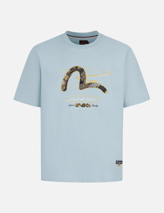 Brocade Seagull Appliqué Regular Fit T-shirt
