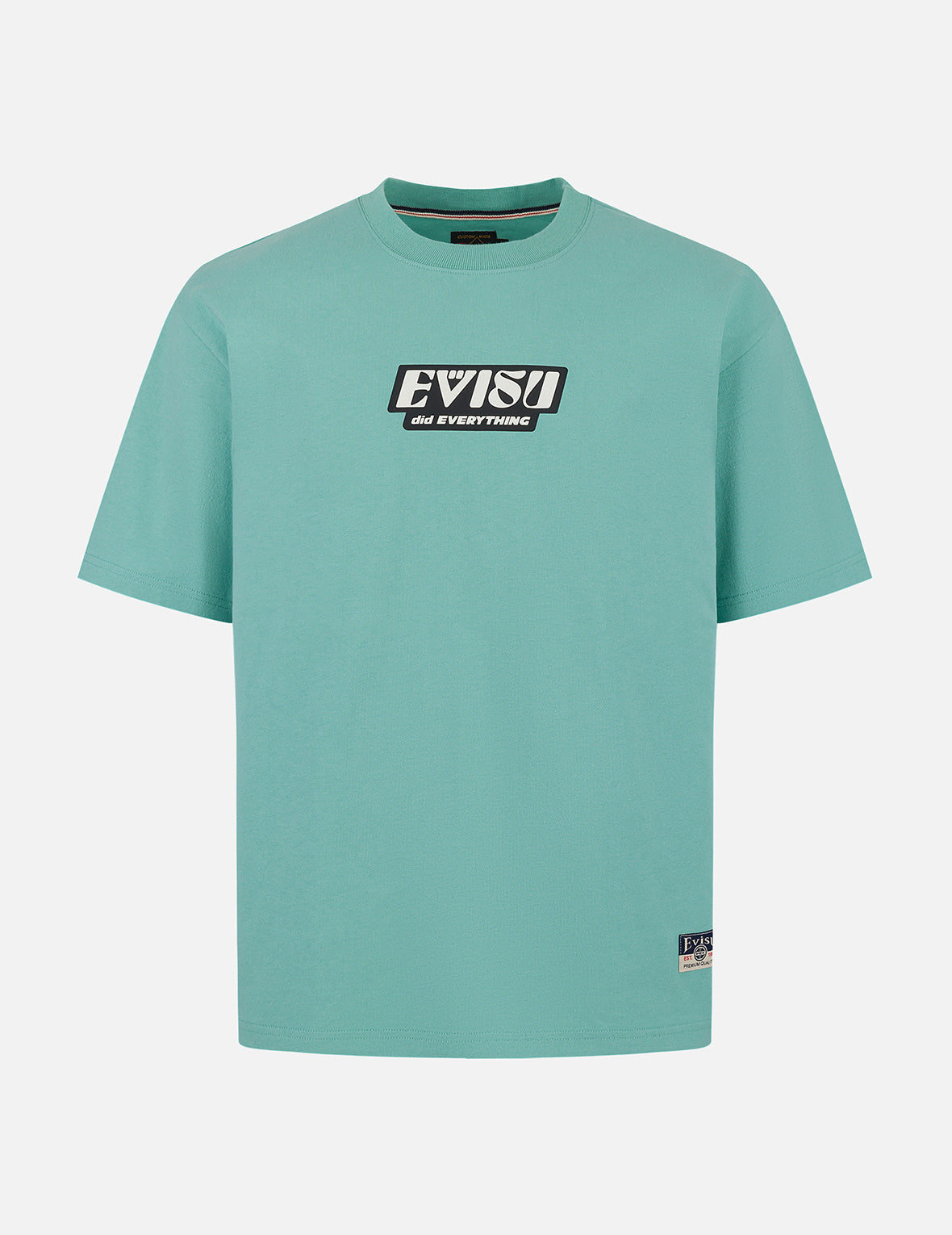 口號與圖騰大M印花寬版休閒T恤